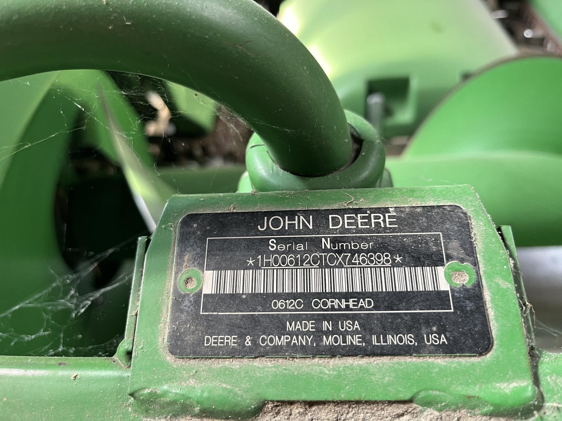 2012 John Deere 612C Image