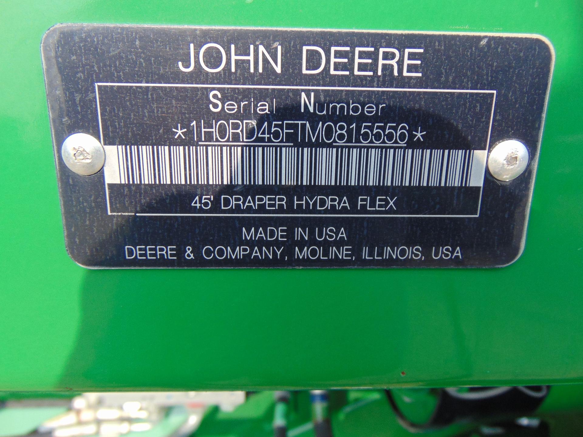 2021 John Deere RD45F Image