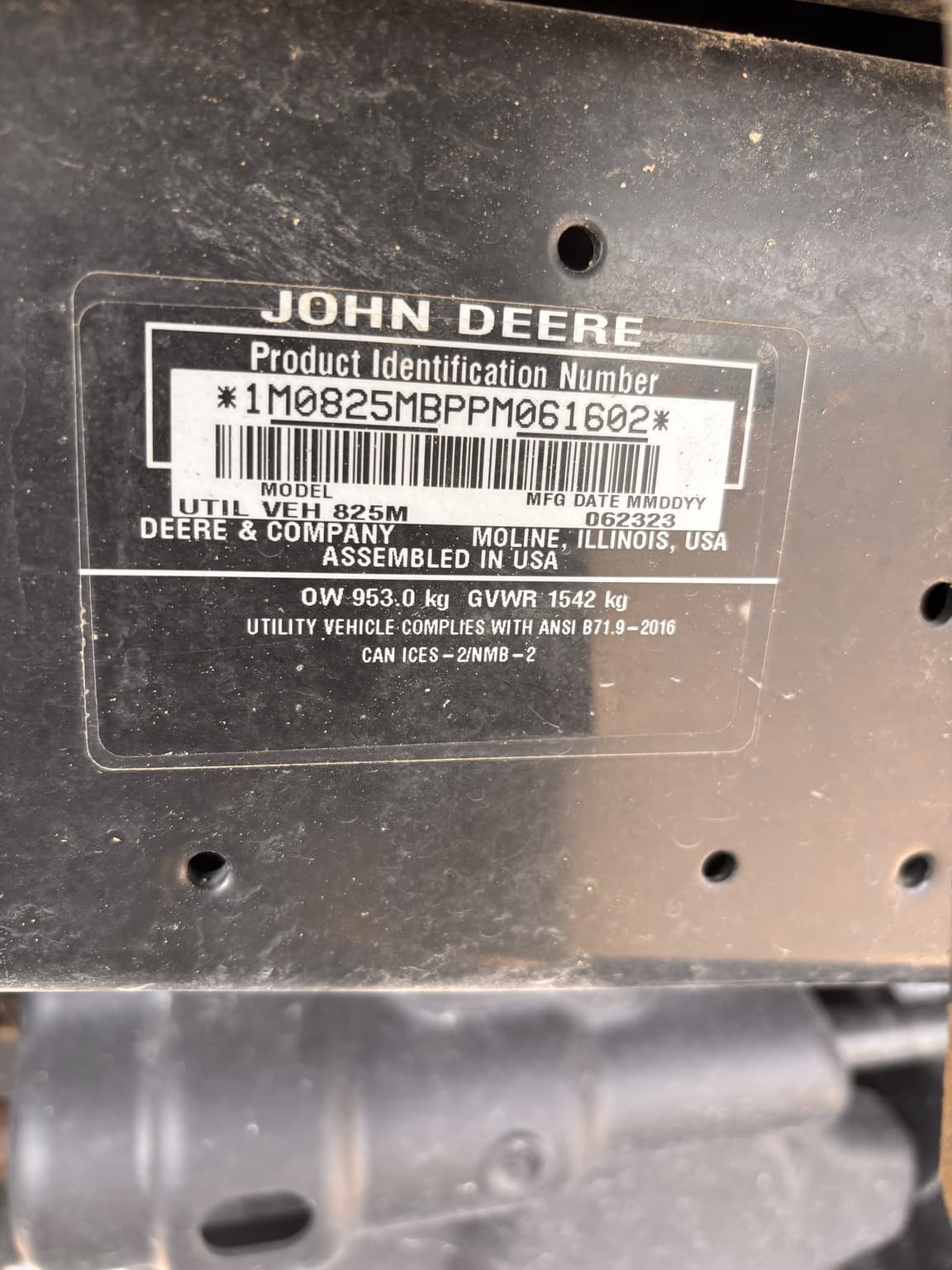 2023 John Deere XUV 825M S4 Image