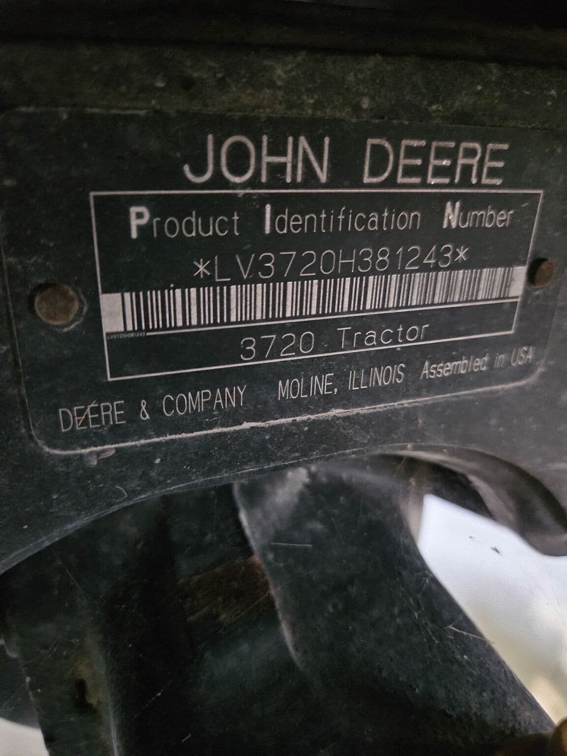 2007 John Deere 3720 Image