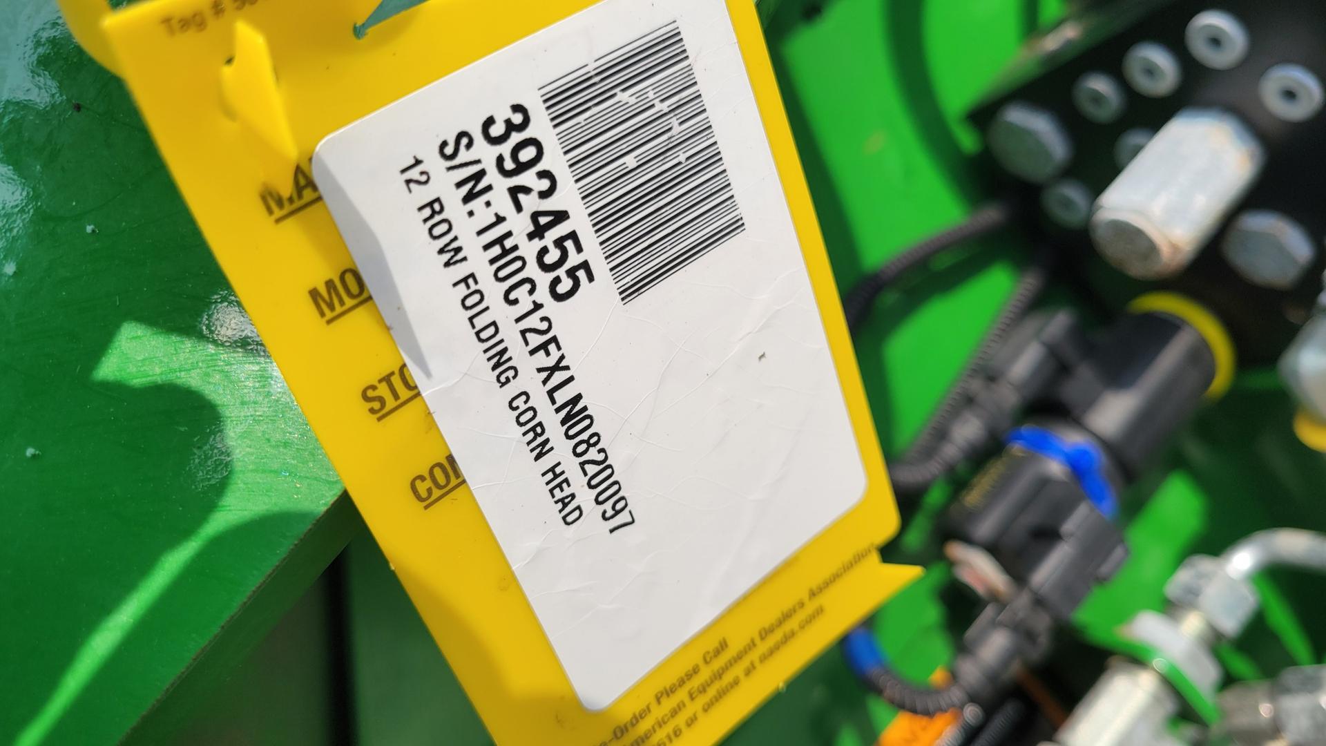 2022 John Deere C12F Image