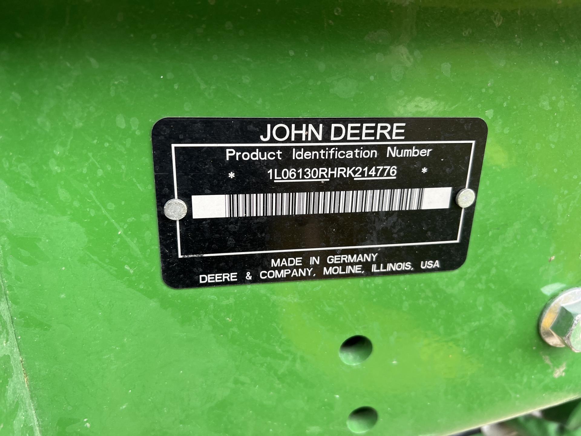 2024 John Deere 6R 130 Image