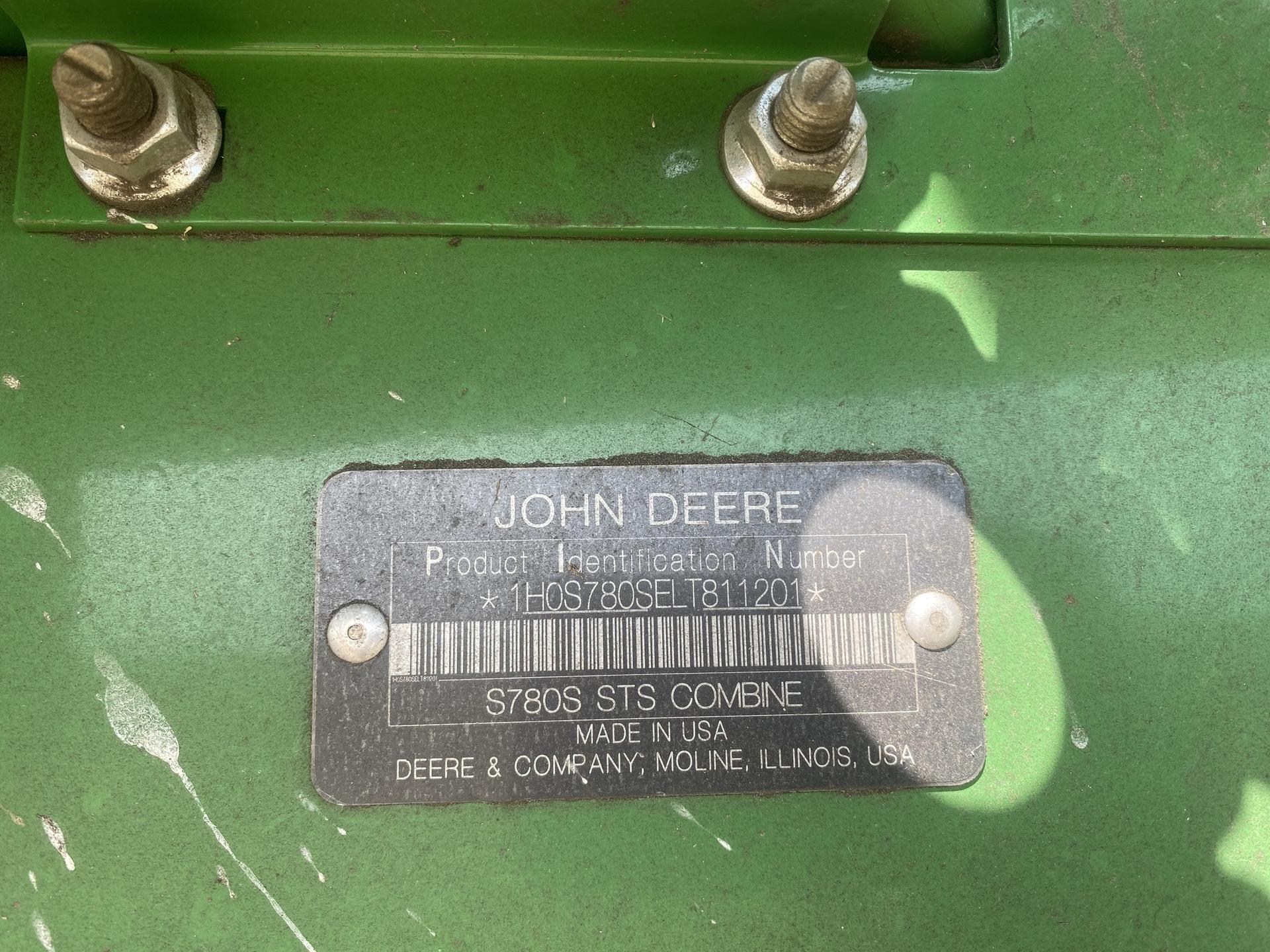2020 John Deere S780 Image