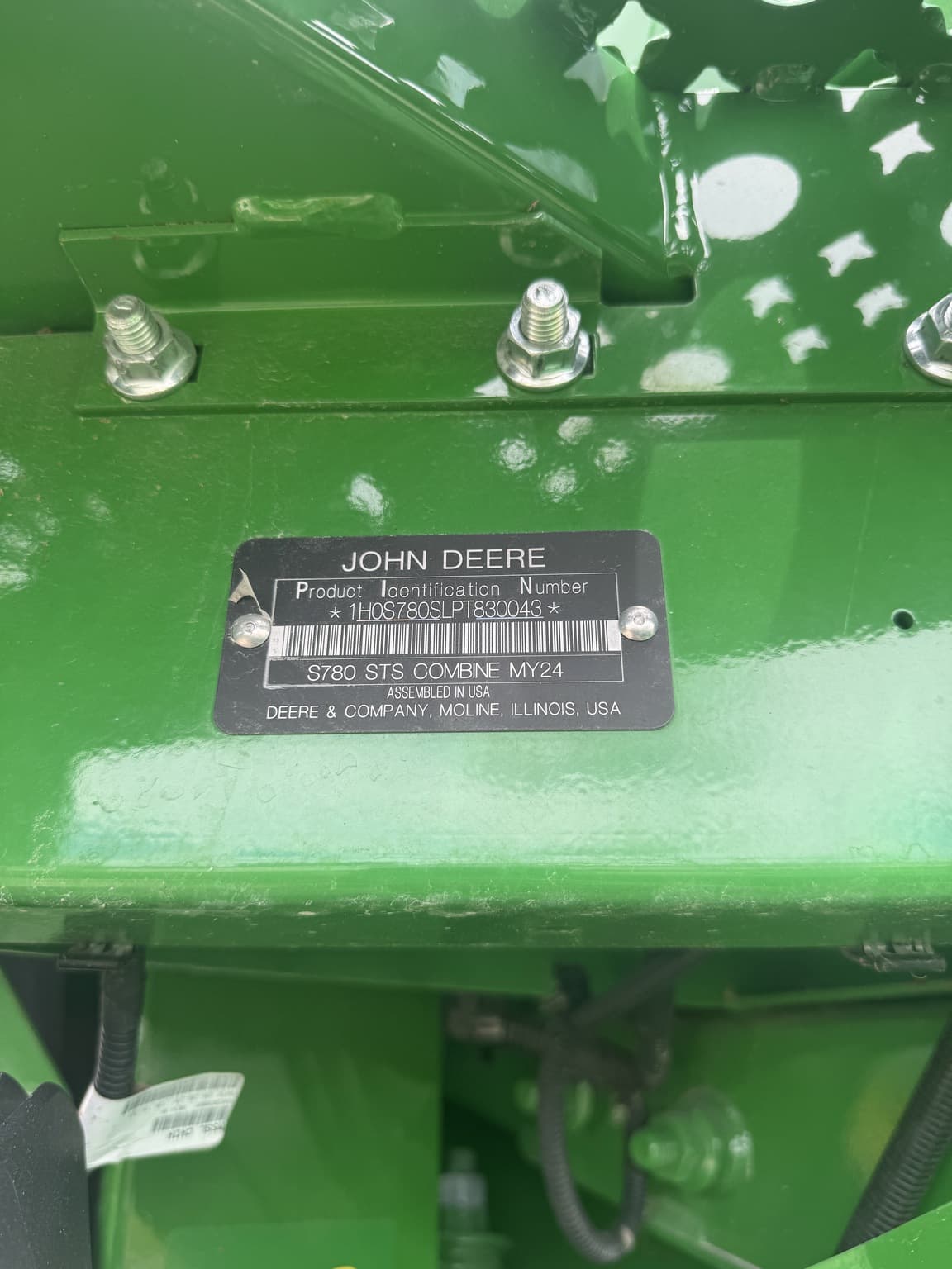 2024 John Deere S780 Image