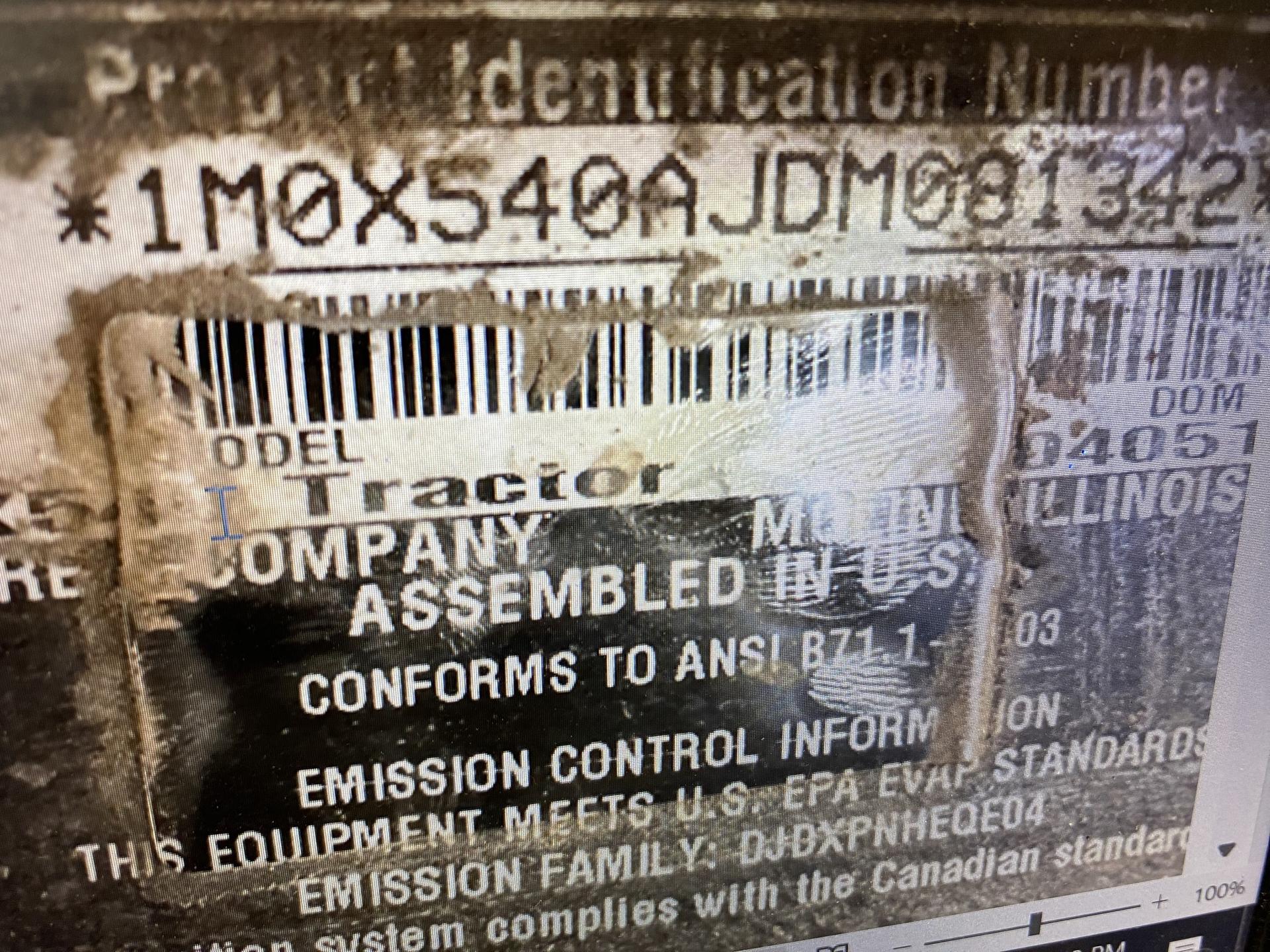 2013 John Deere X540 Image