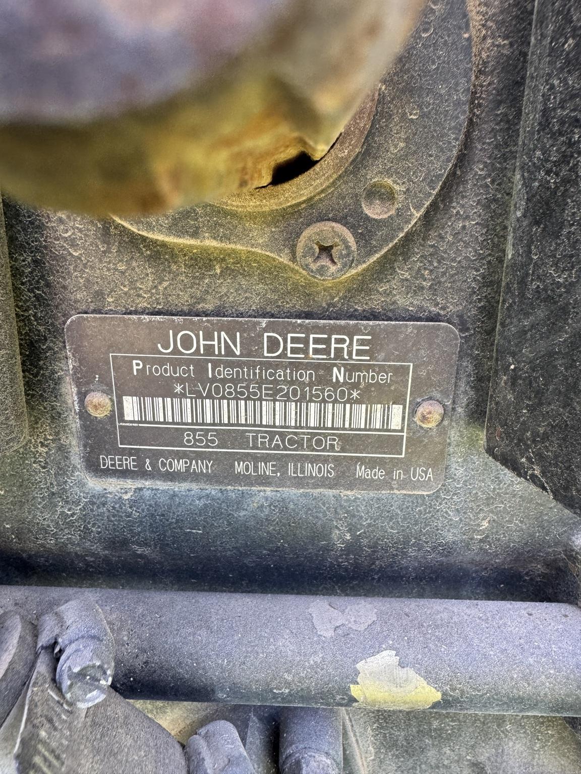 1997 John Deere 855 Image