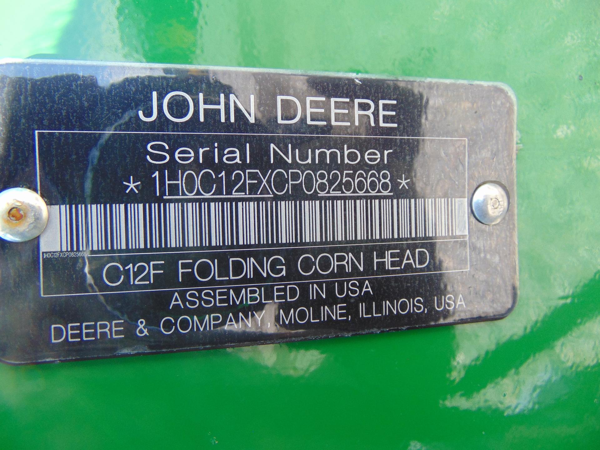 2023 John Deere C12F Image