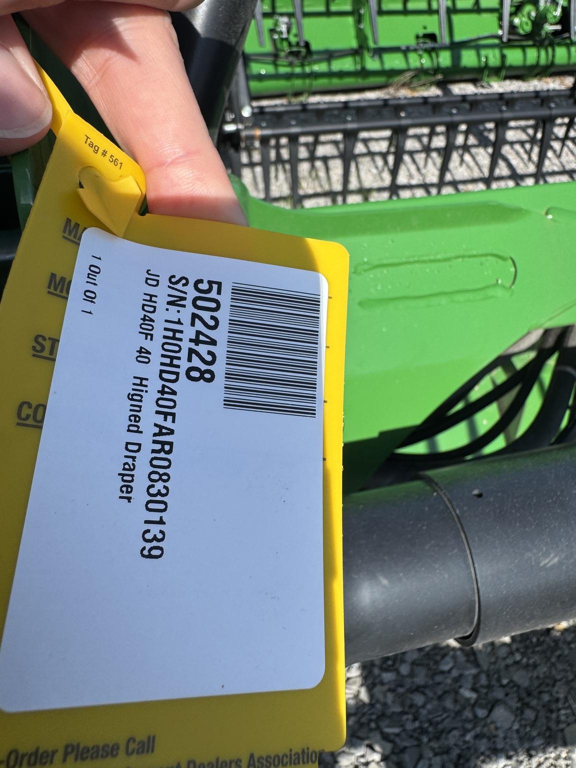 2024 John Deere HD40F Image