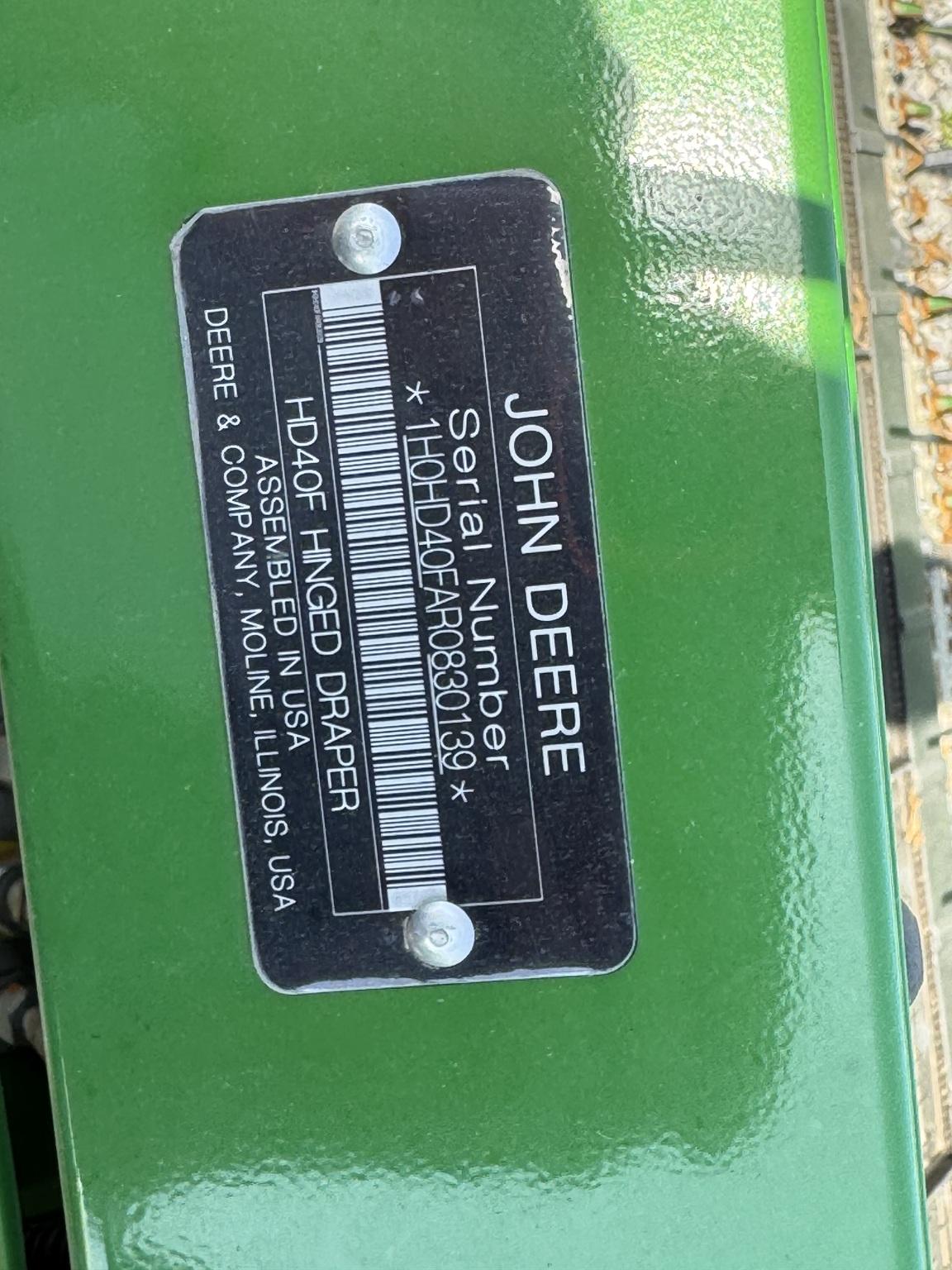2024 John Deere HD40F Image