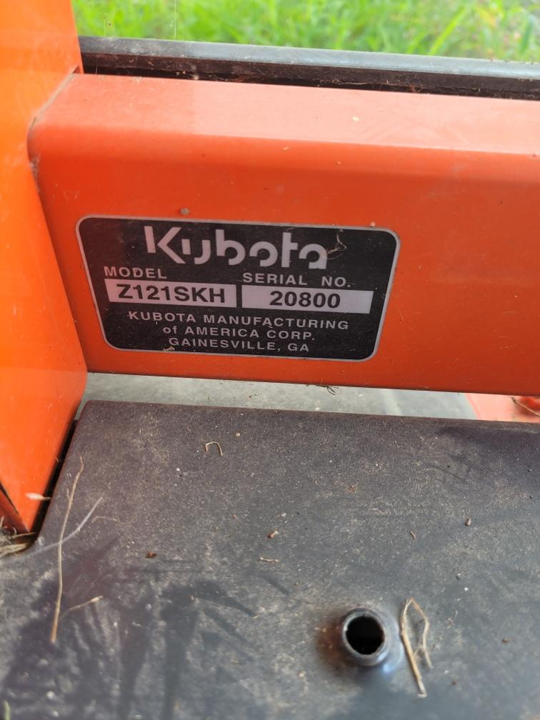 2019 Kubota Z121S Image