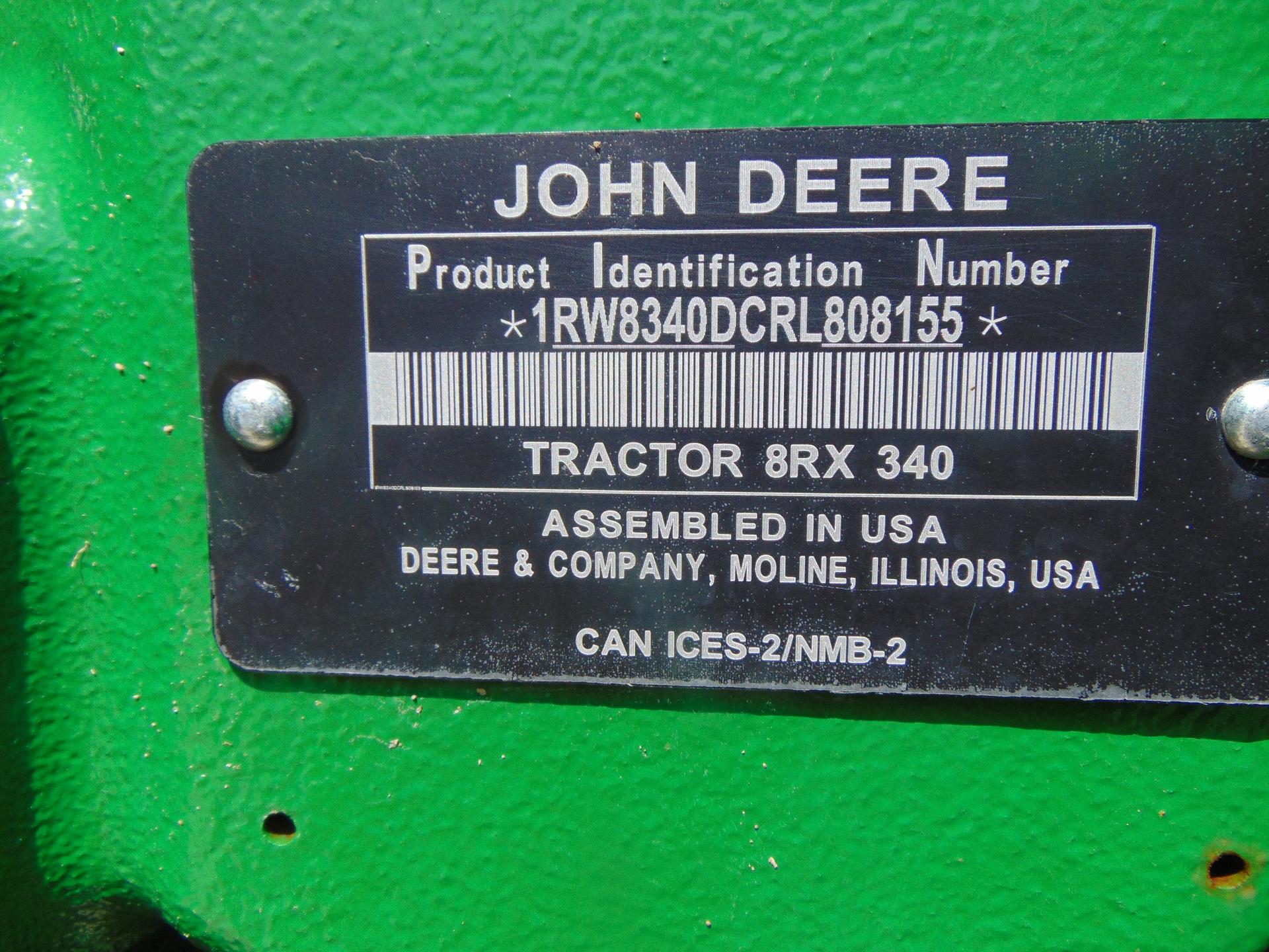 2024 John Deere 8RX 340 Image
