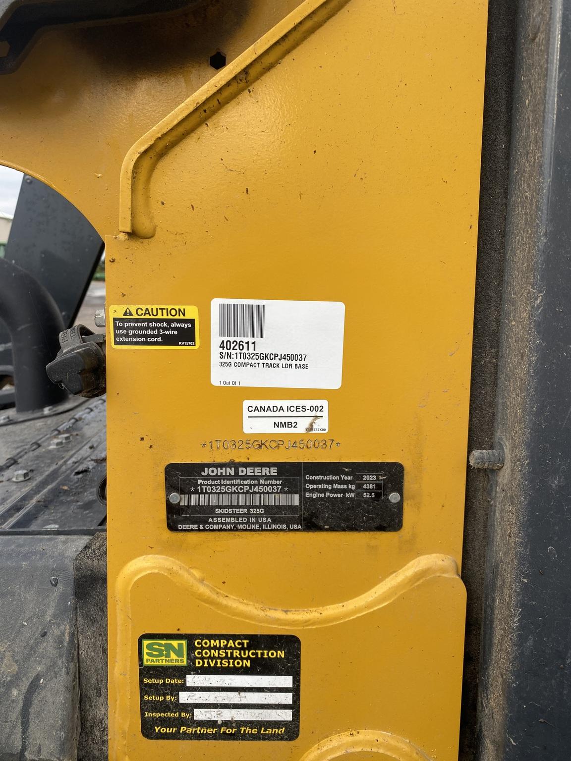 2023 John Deere 325G Image
