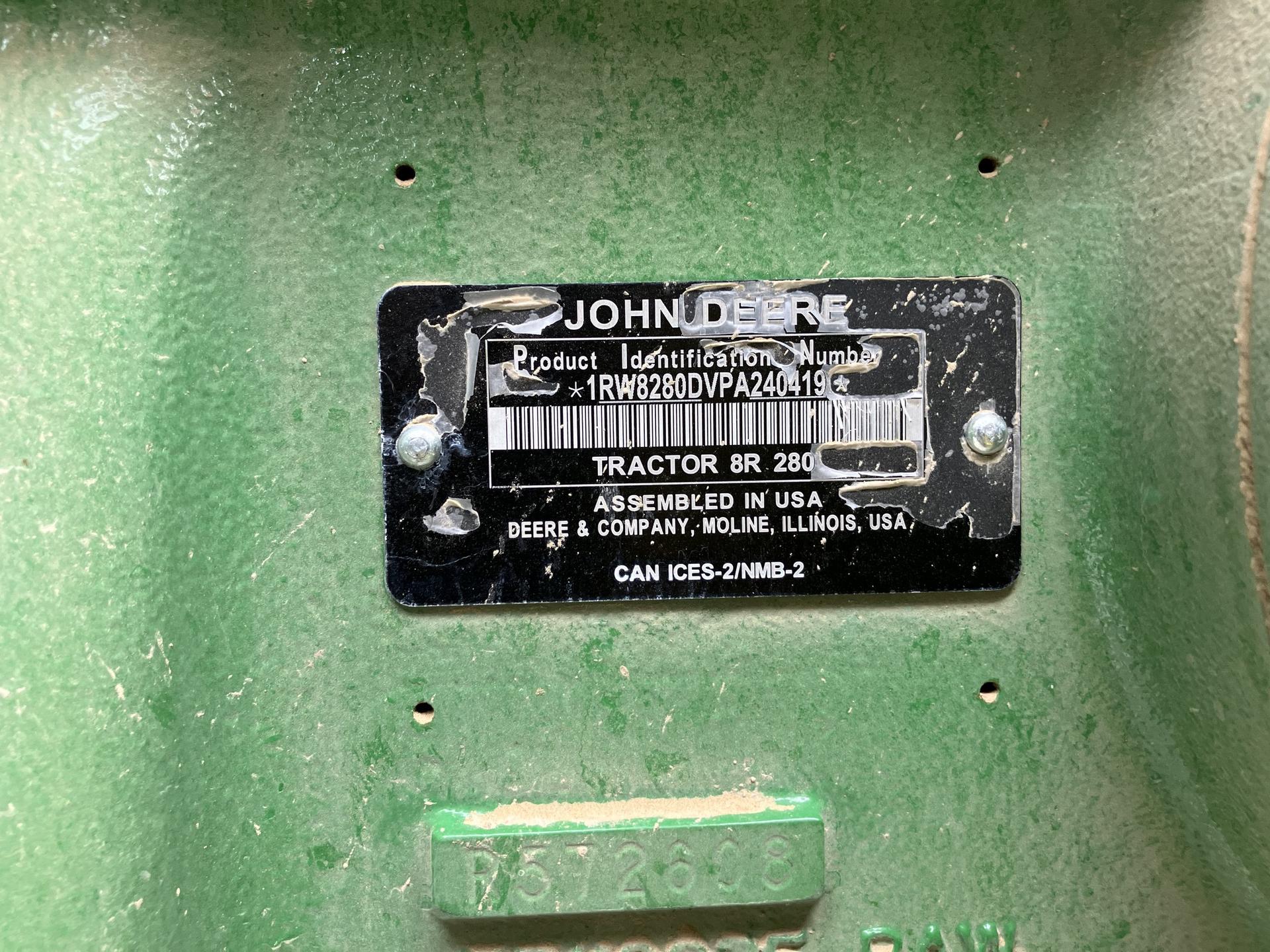 2024 John Deere 8R 280 Image