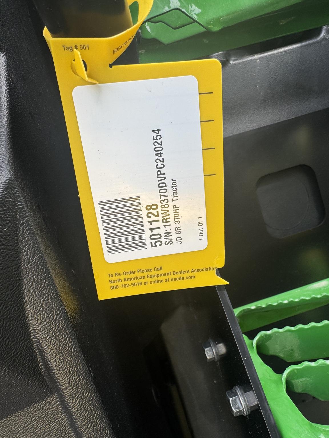 2024 John Deere 8R 370 Image
