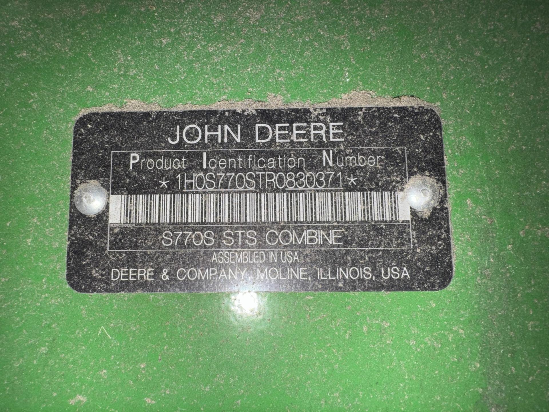2024 John Deere S770 Image