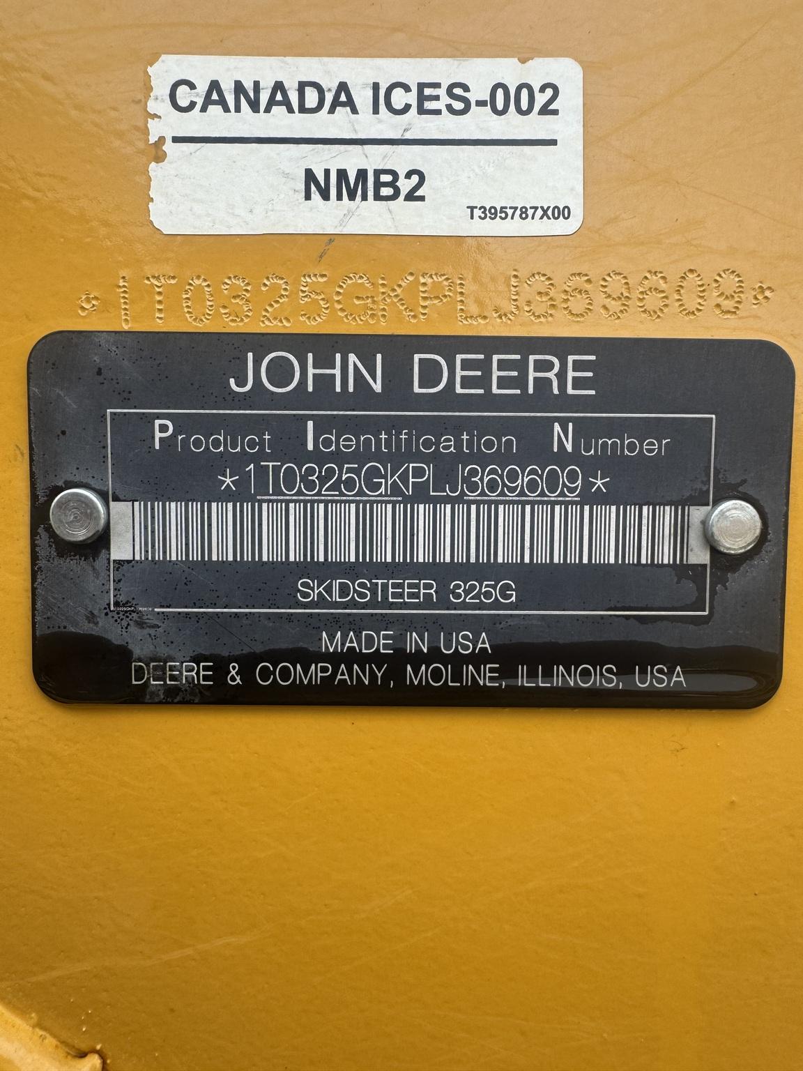 2020 John Deere 325G Image