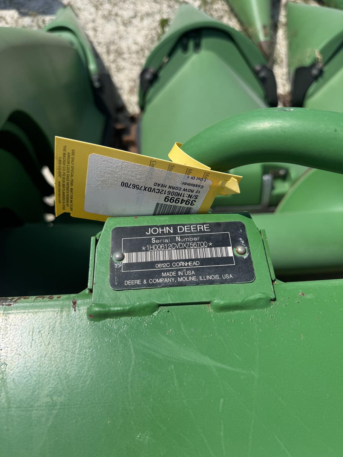 2013 John Deere 612C Image