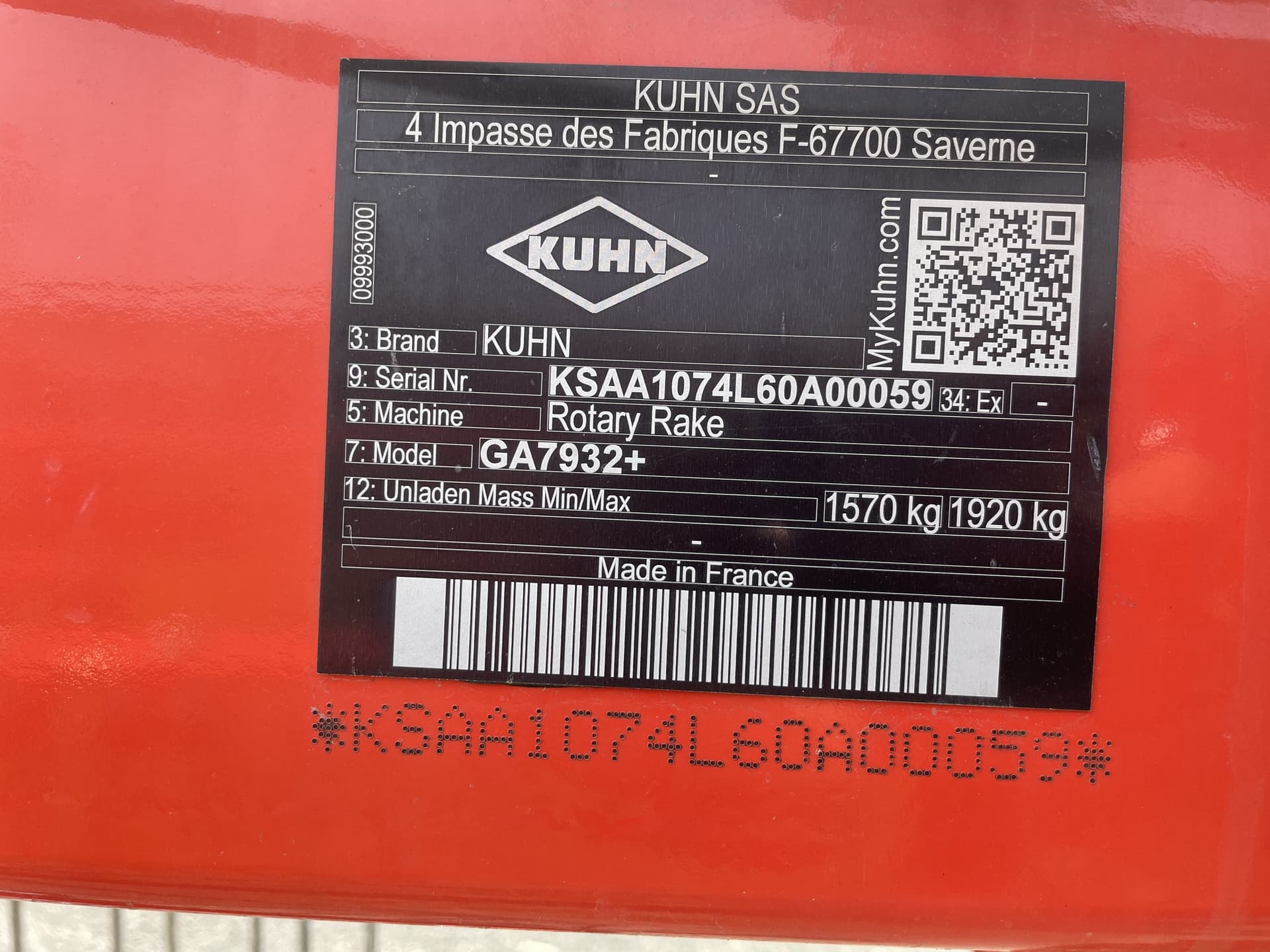 2025 Kuhn GA7932 Image