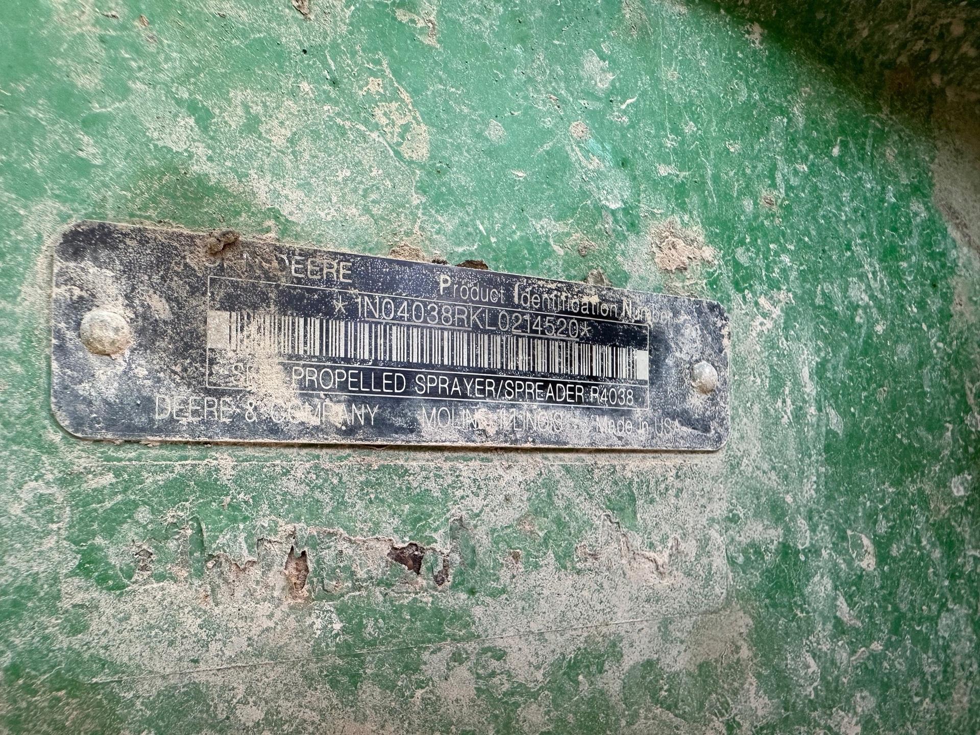 2021 John Deere R4038 Image