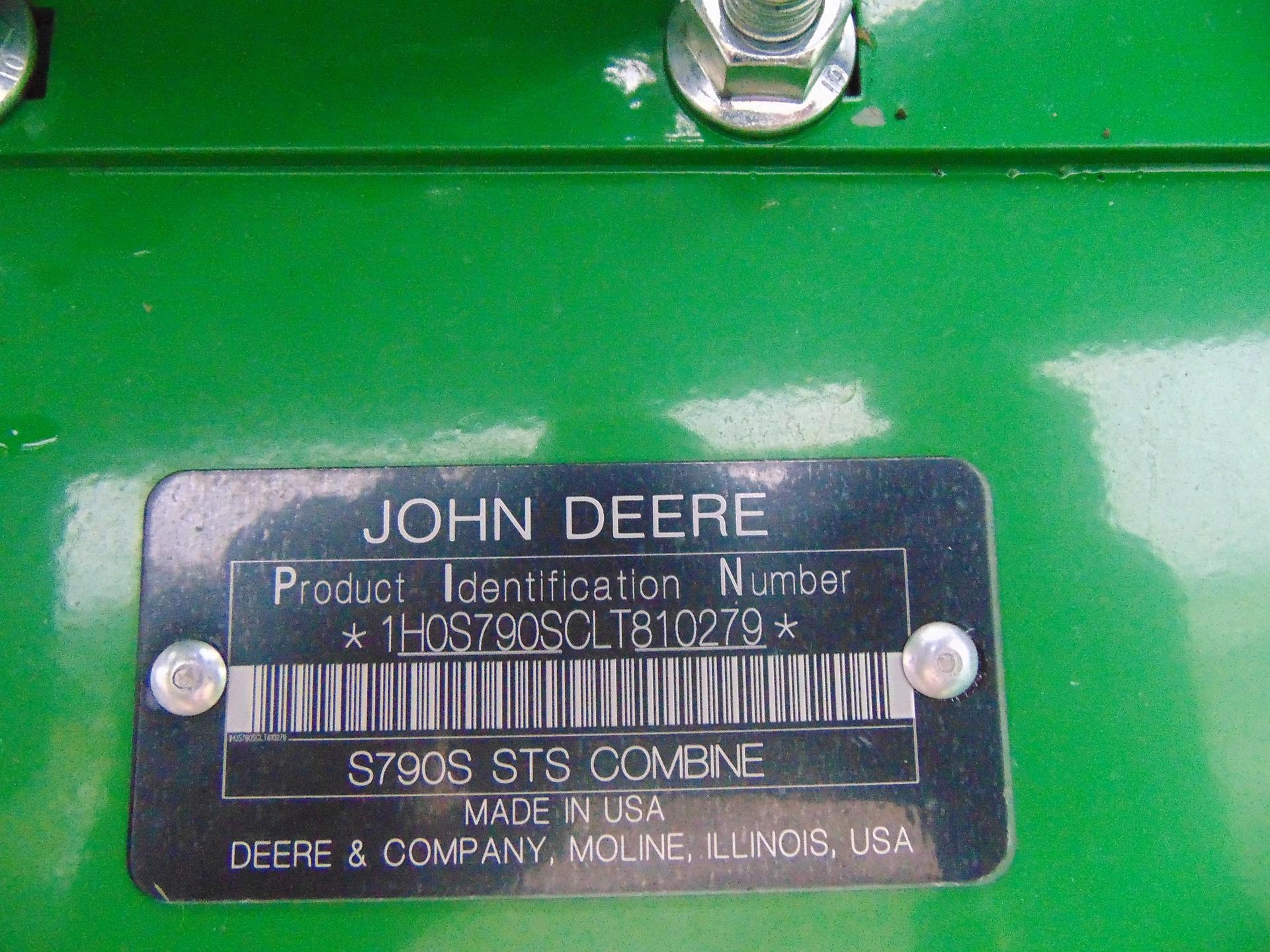2020 John Deere S790 Image
