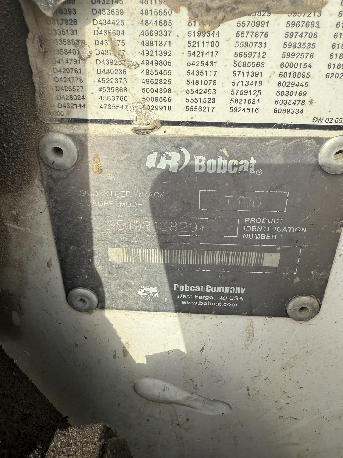 2008 Bobcat T190 Image