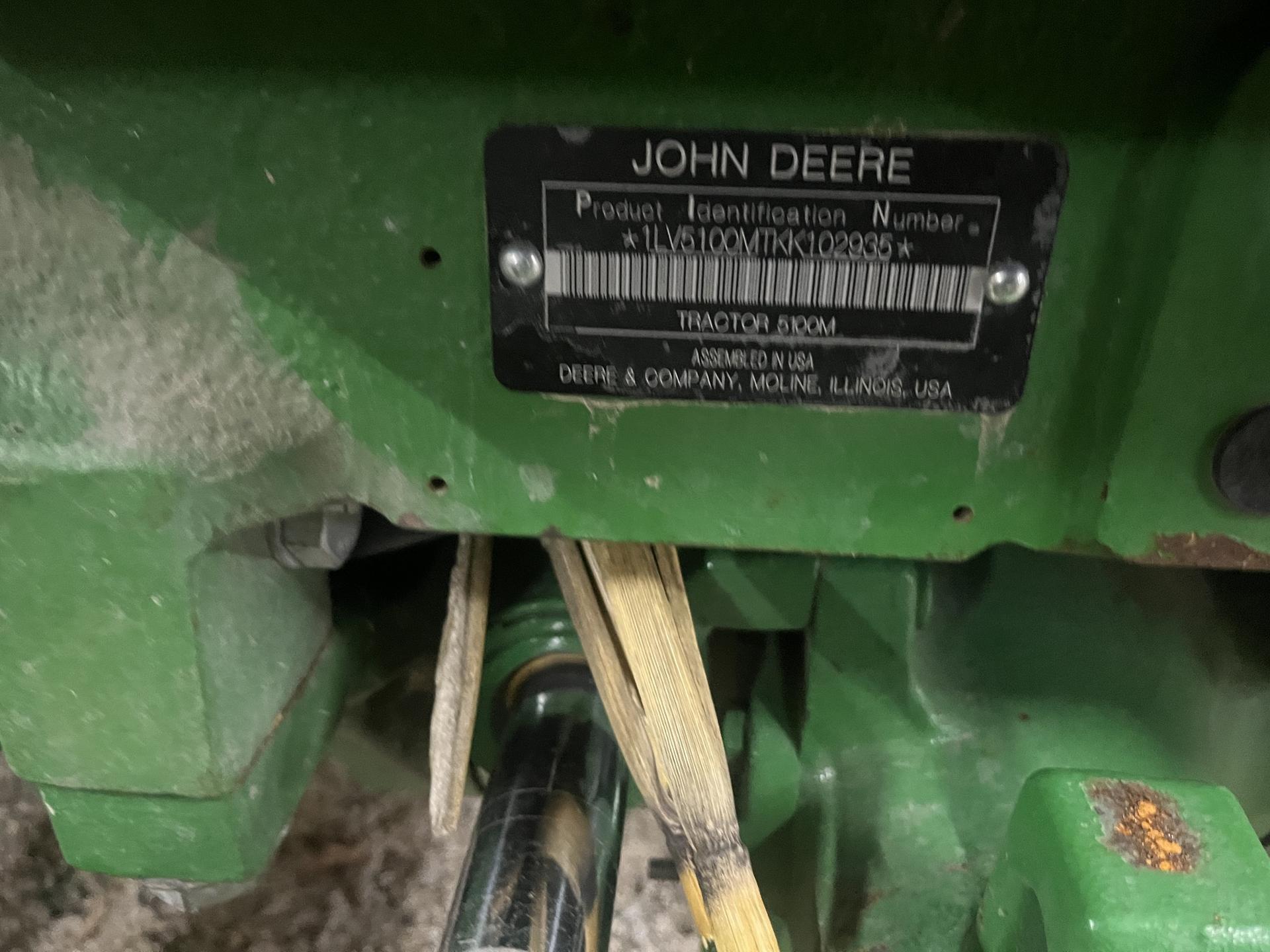 2019 John Deere 5100M Image