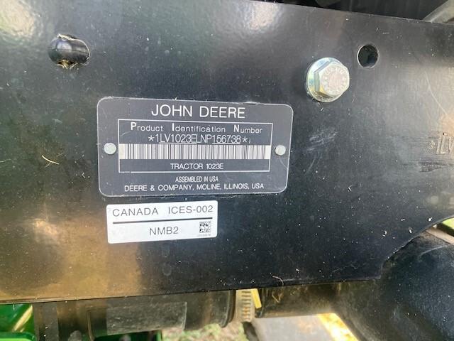 2023 John Deere 1023E Image