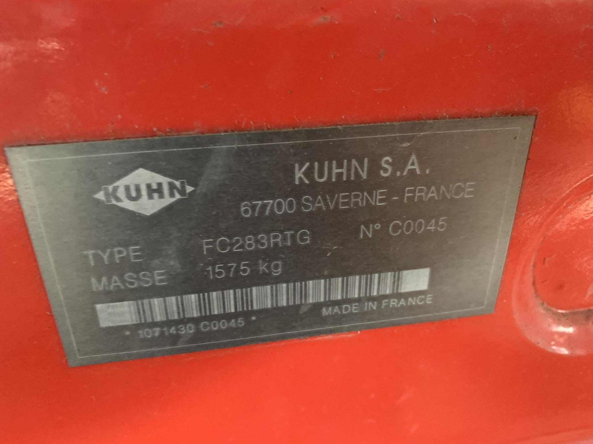 2007 Kuhn FC 283 RTG Image