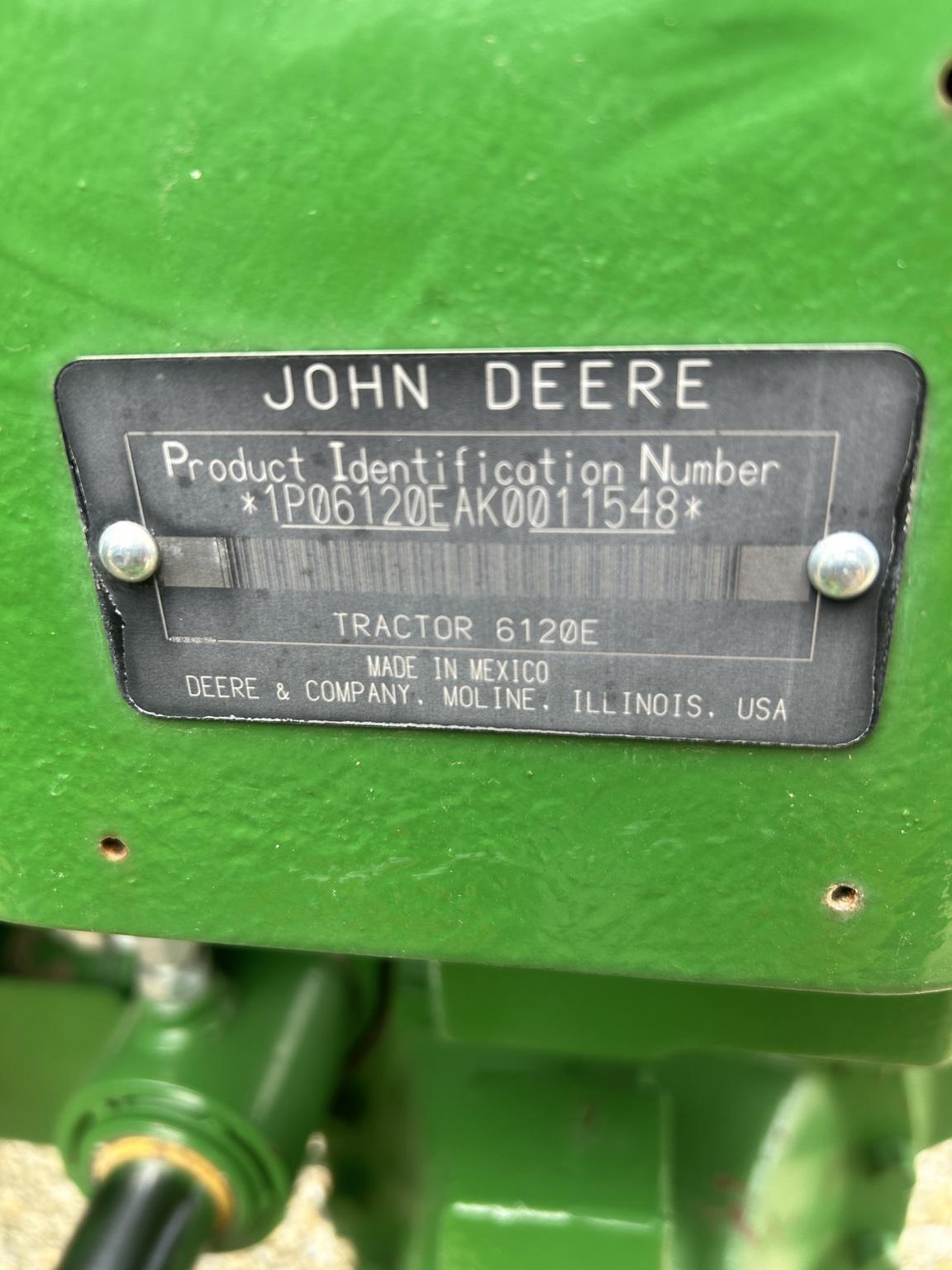 2019 John Deere 6120E Image