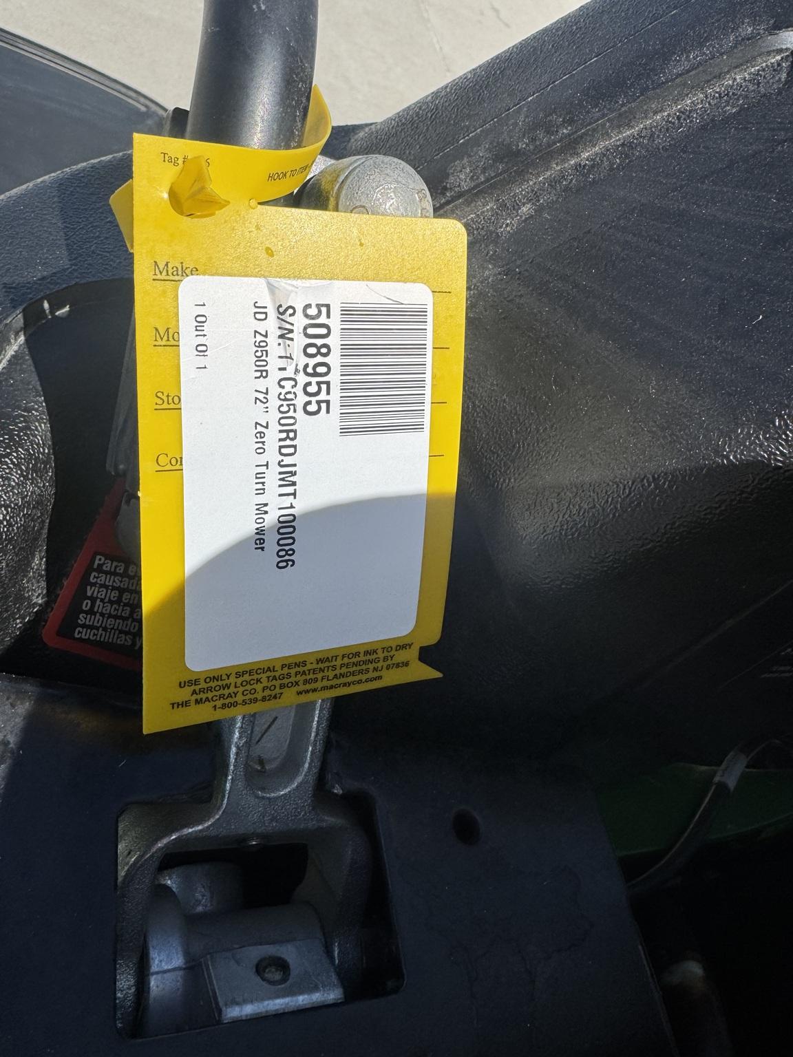 2022 John Deere Z950R Image