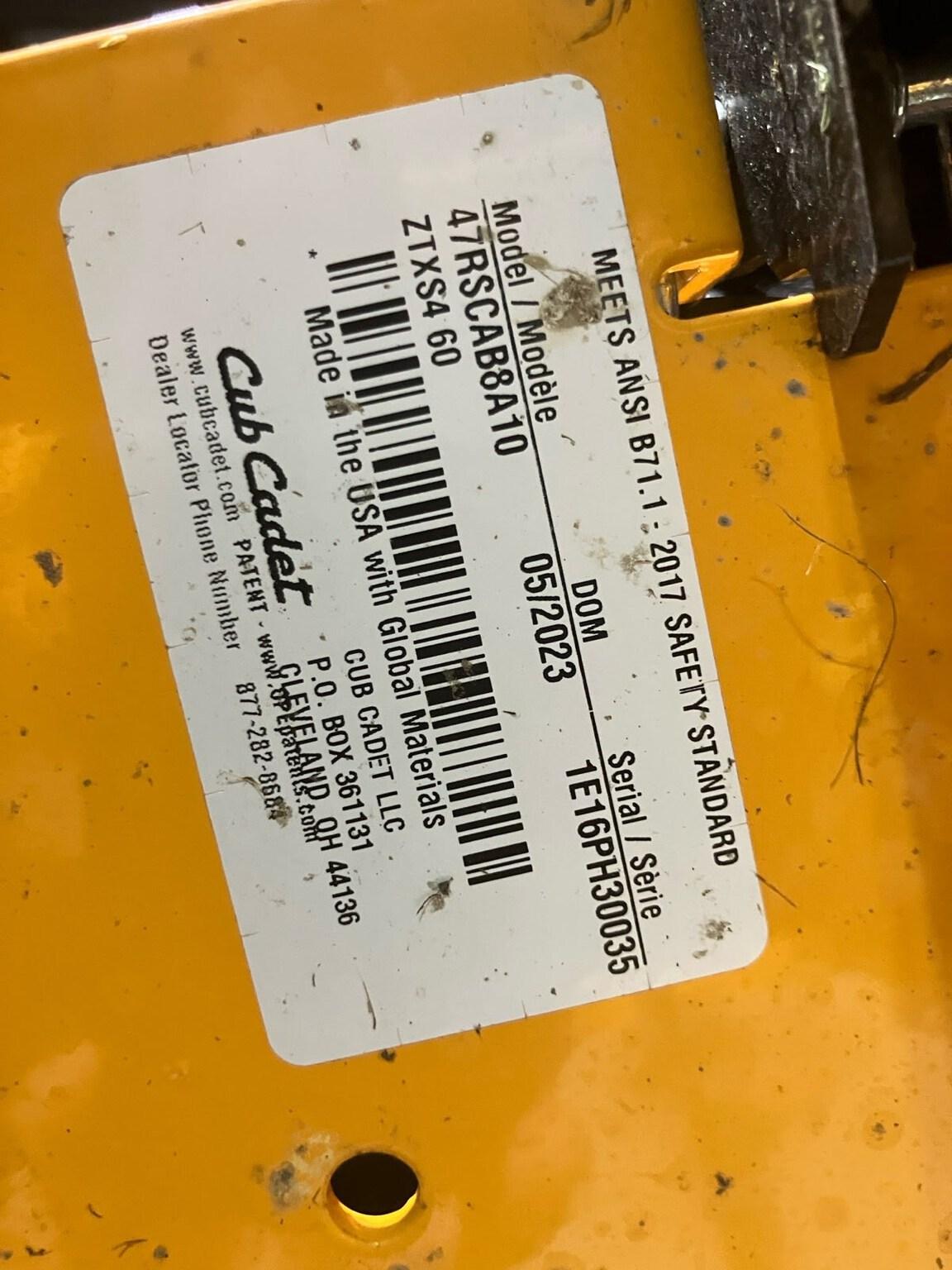 2023 Cub Cadet ZTXS4 60 Image