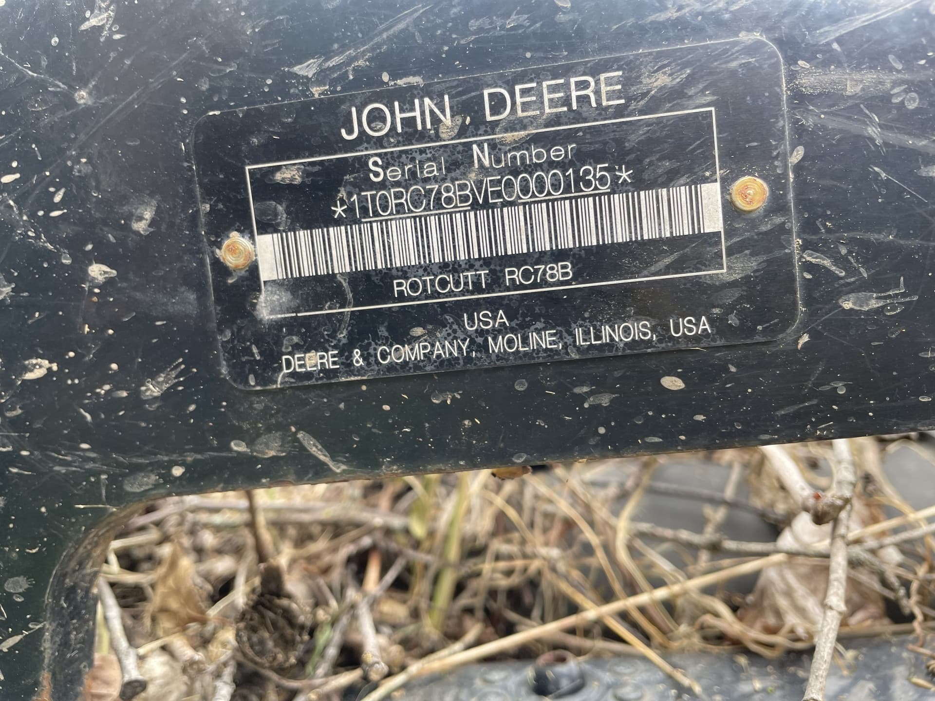 2014 John Deere RC78 Image