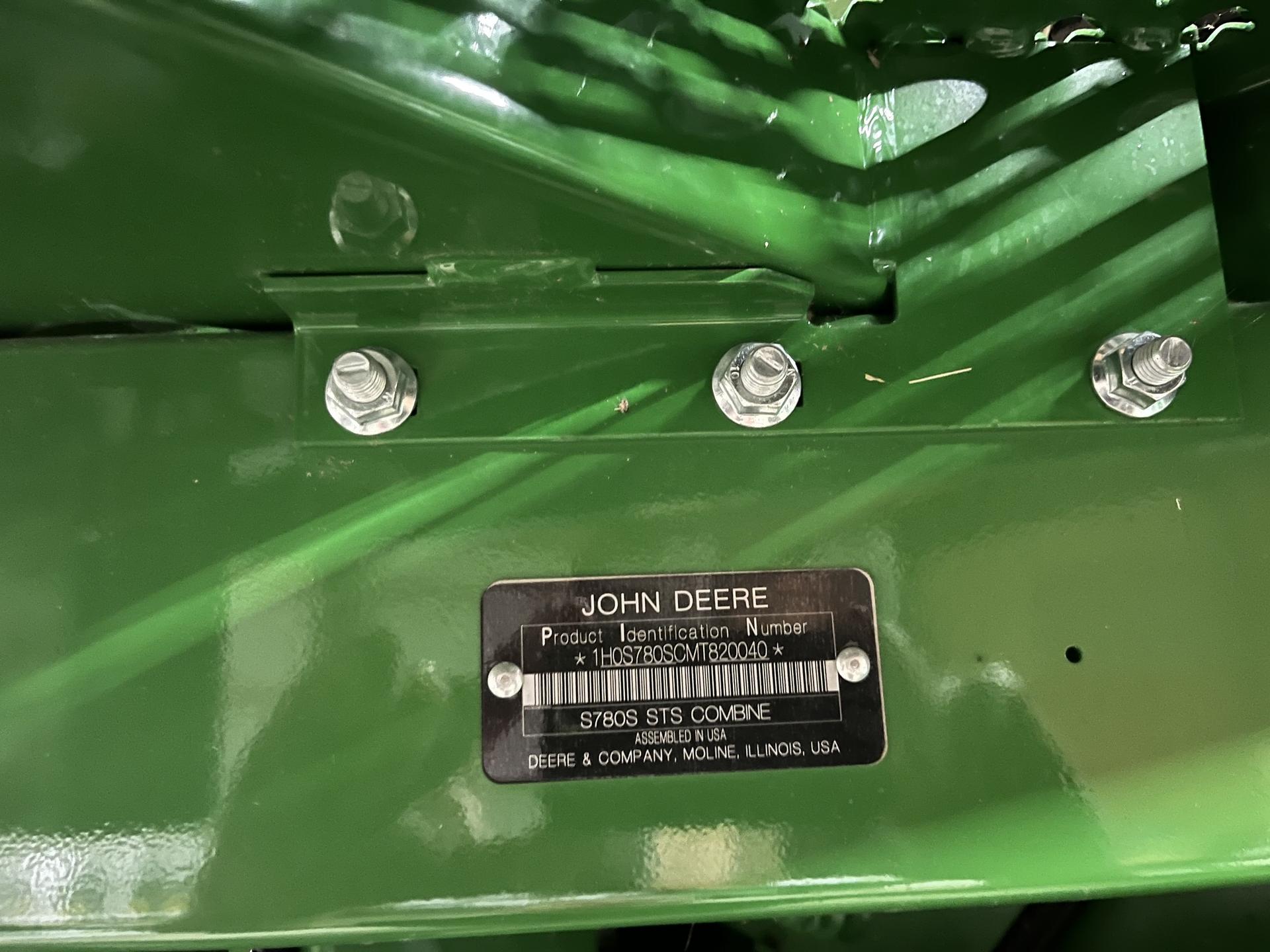 2022 John Deere S780 Image