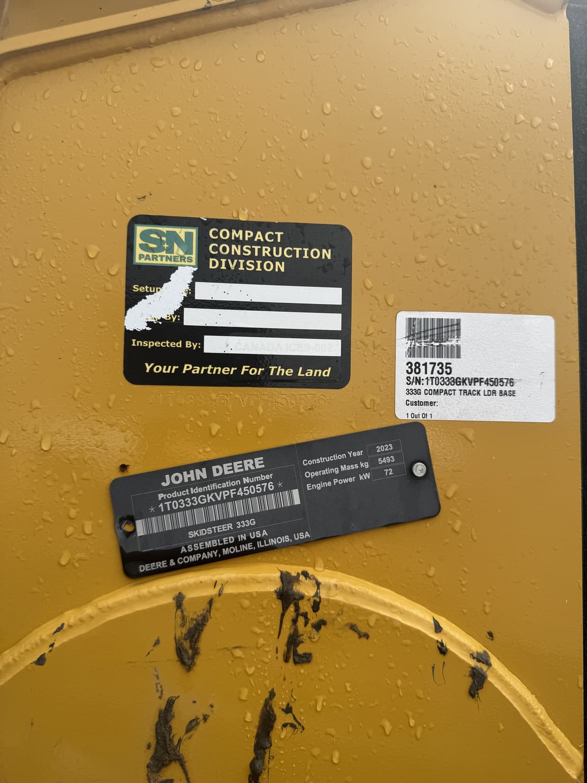 2023 John Deere 333G Image