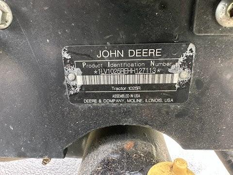 2017 John Deere 1025R Image