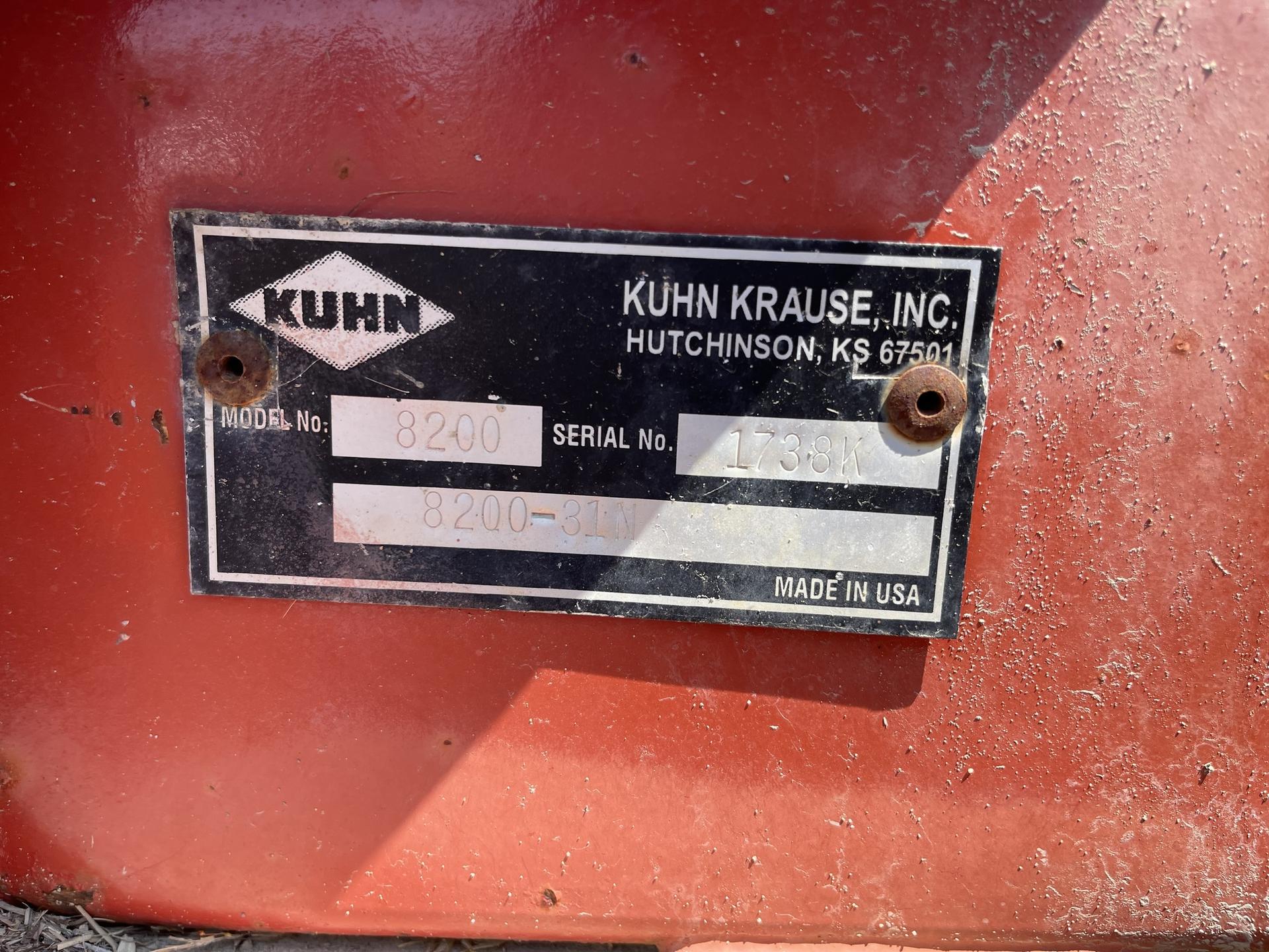 2010 Kuhn Krause 8200 Image