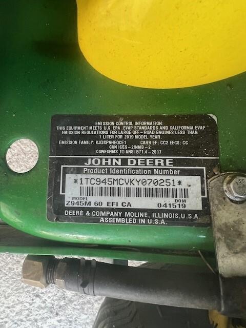 2019 John Deere Z945M EFI Image