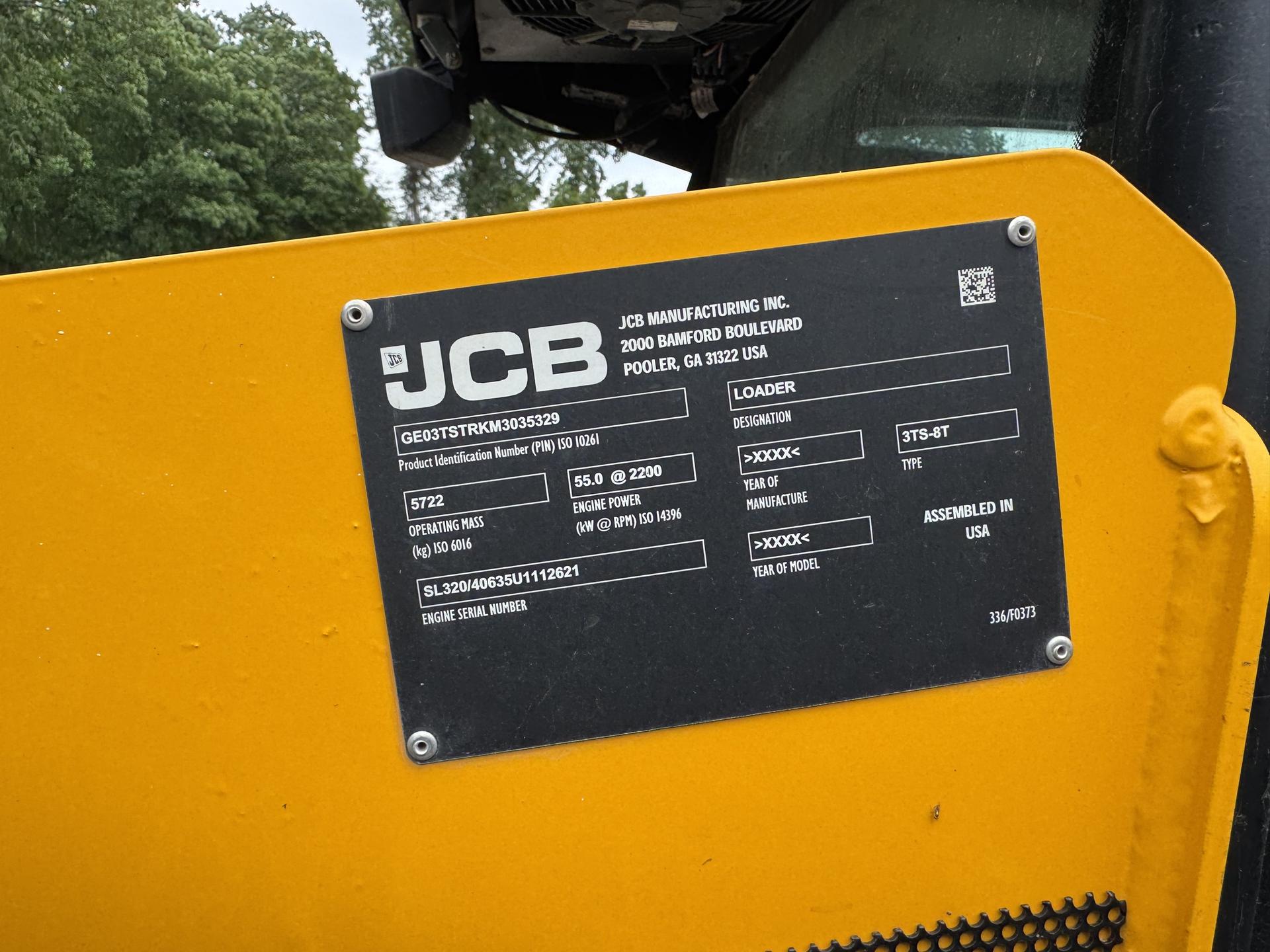 2021 JCB 3TS-8T Image