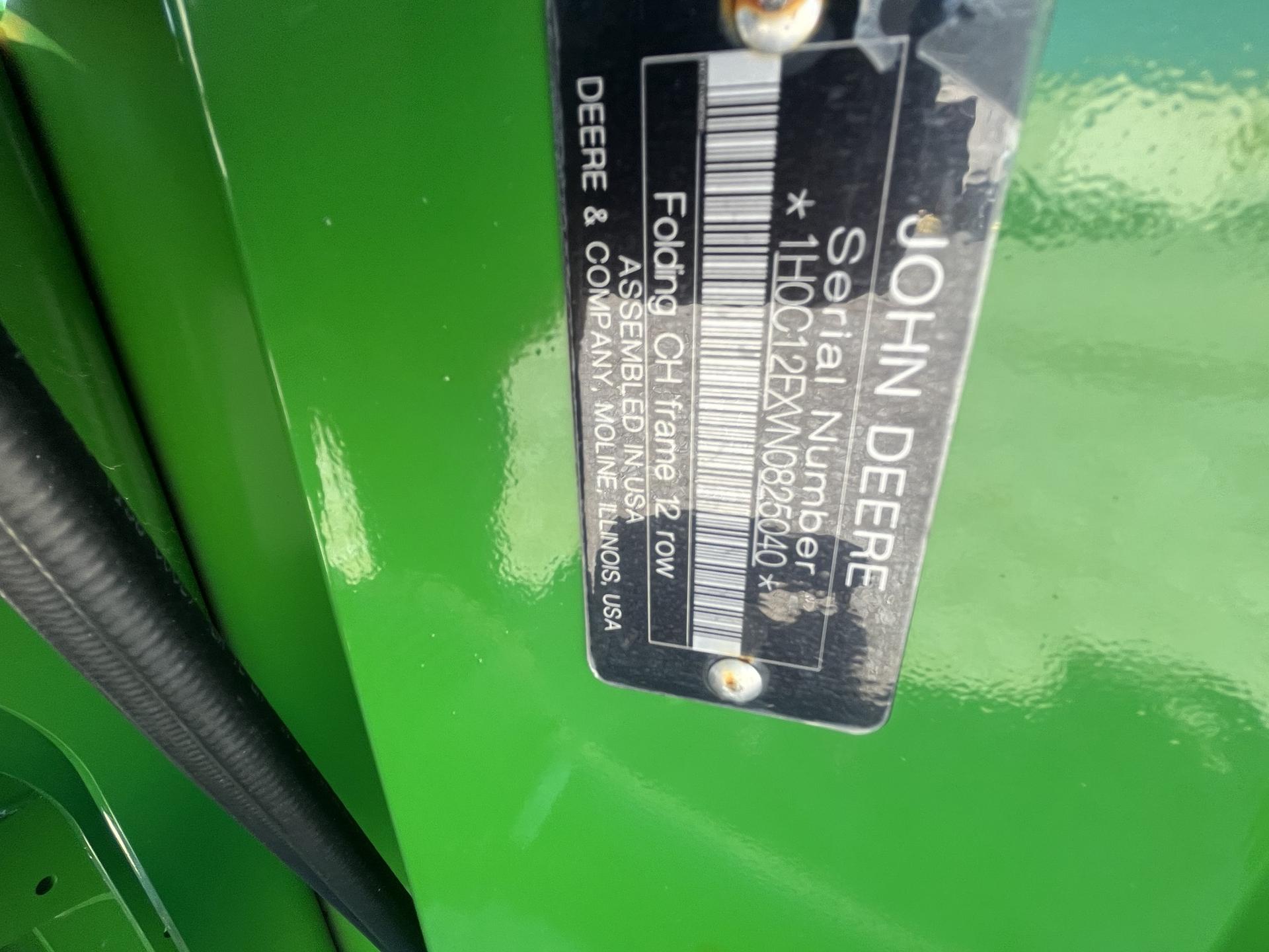 2023 John Deere C12F Image