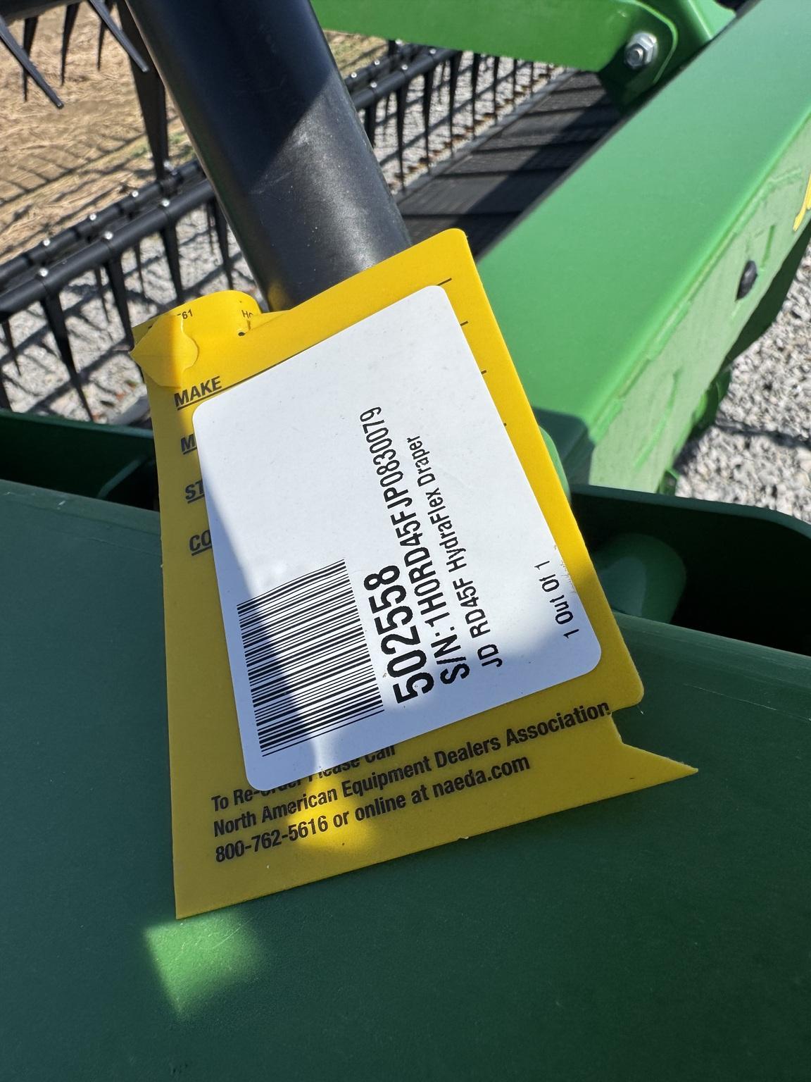 2024 John Deere RD45F Image