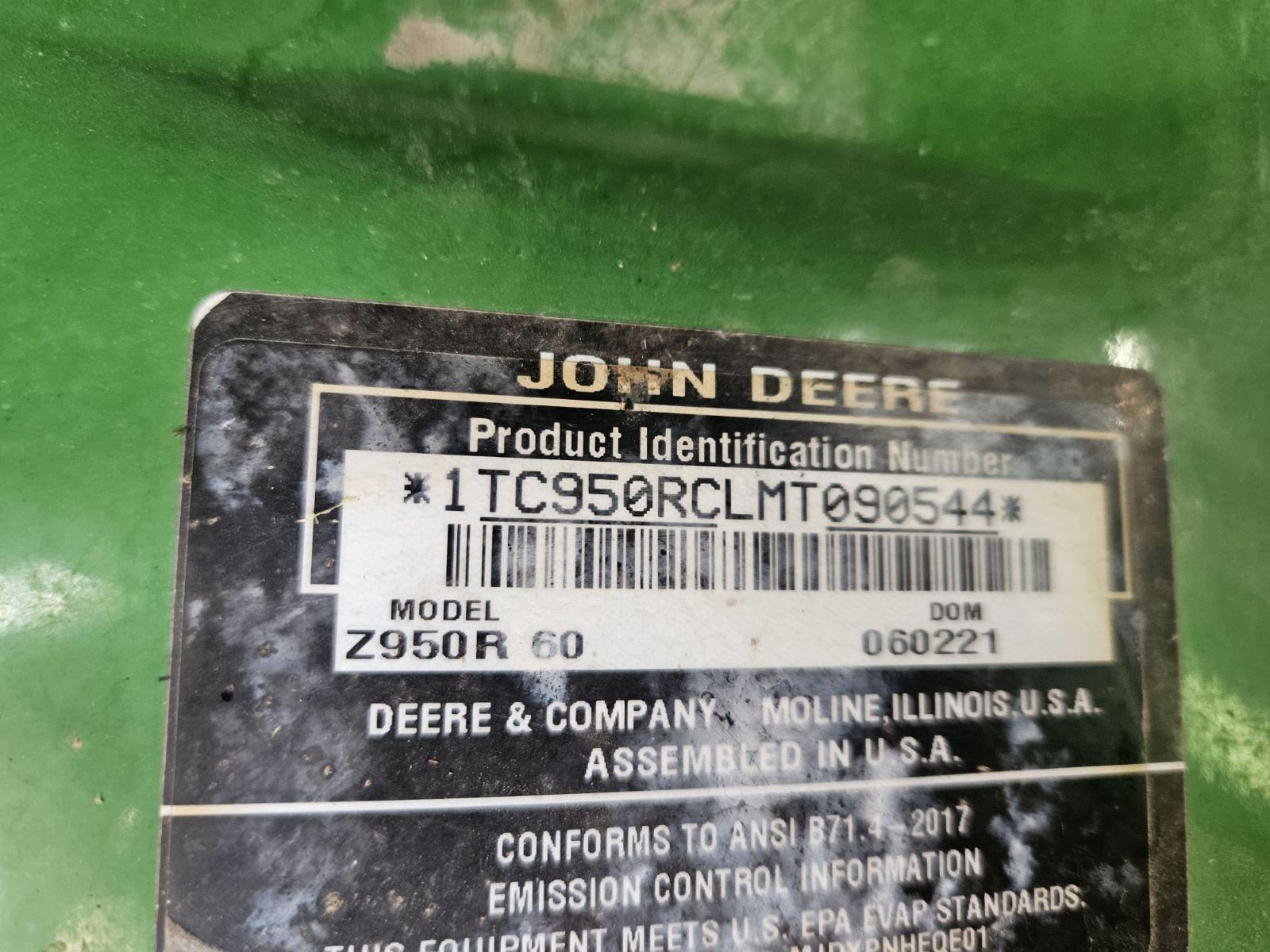 2021 John Deere Z950R Image