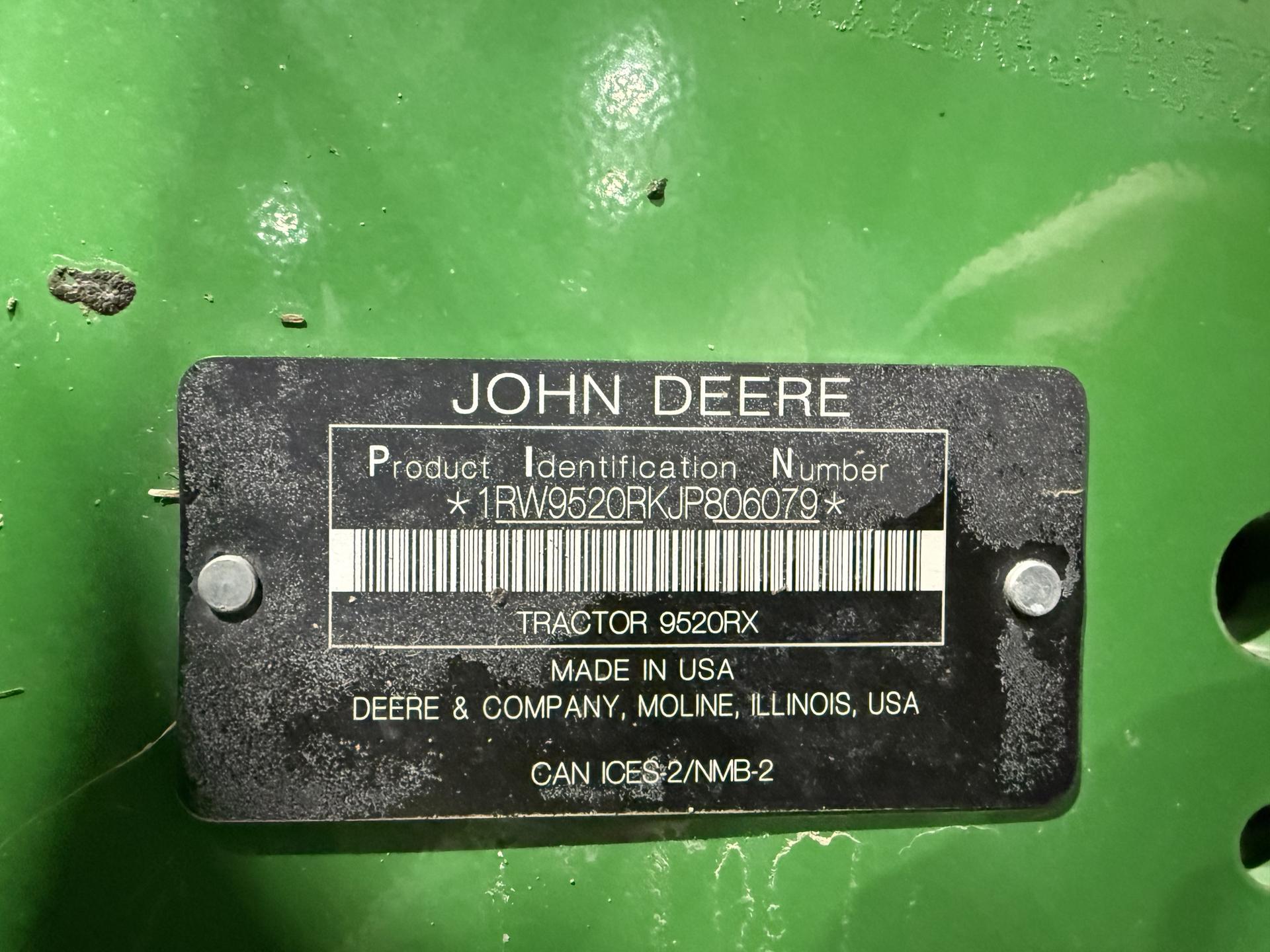 2018 John Deere 9520RX Image