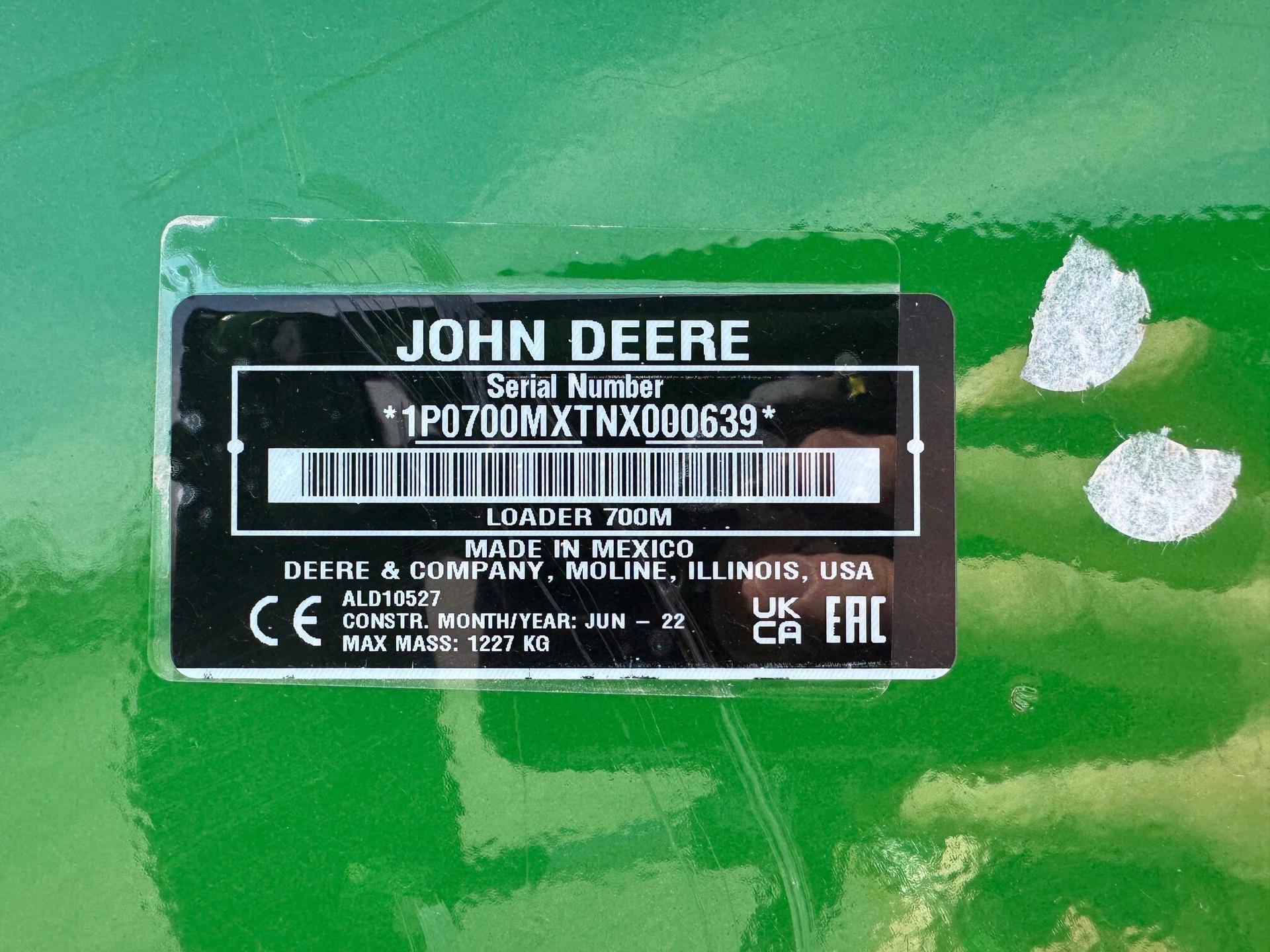 2022 John Deere 700M Image