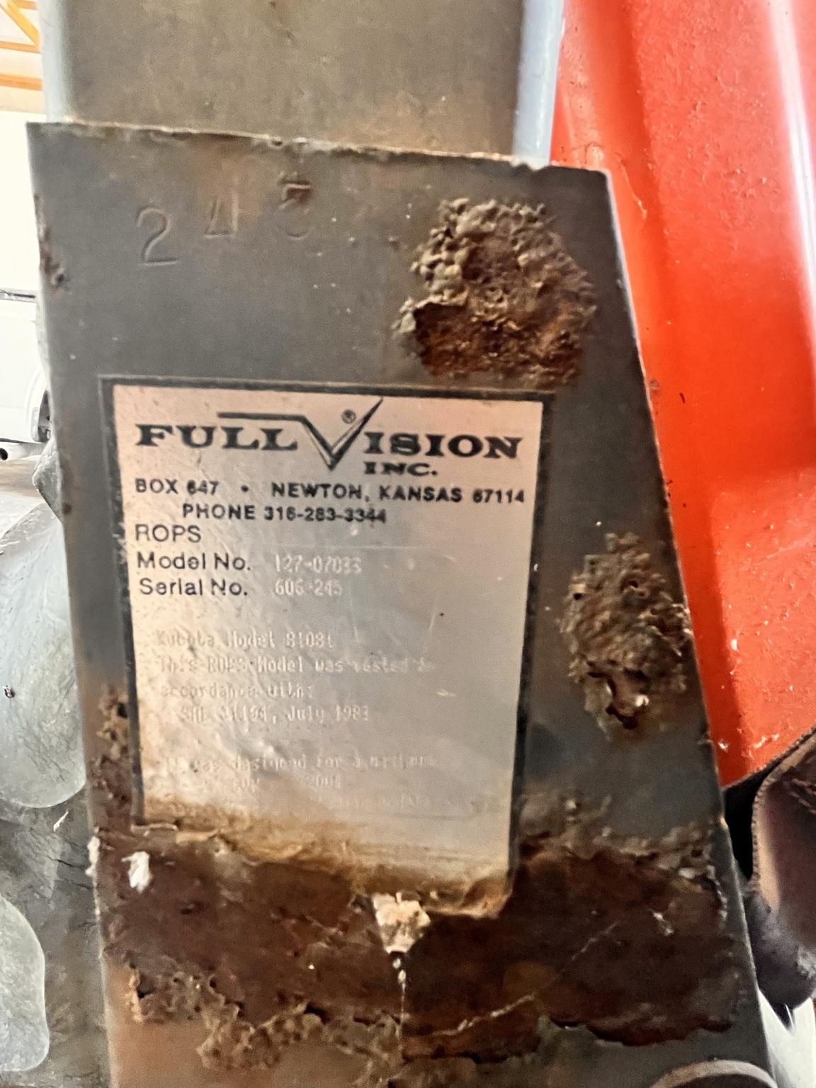 1988 Kubota B9200 Image