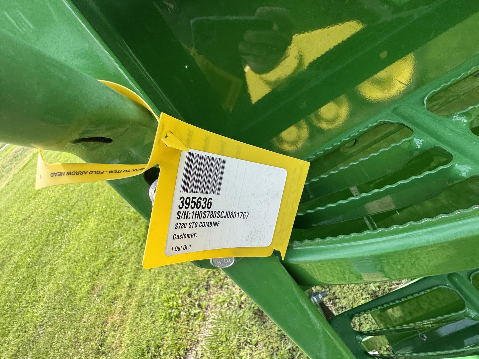 2018 John Deere S780 Image