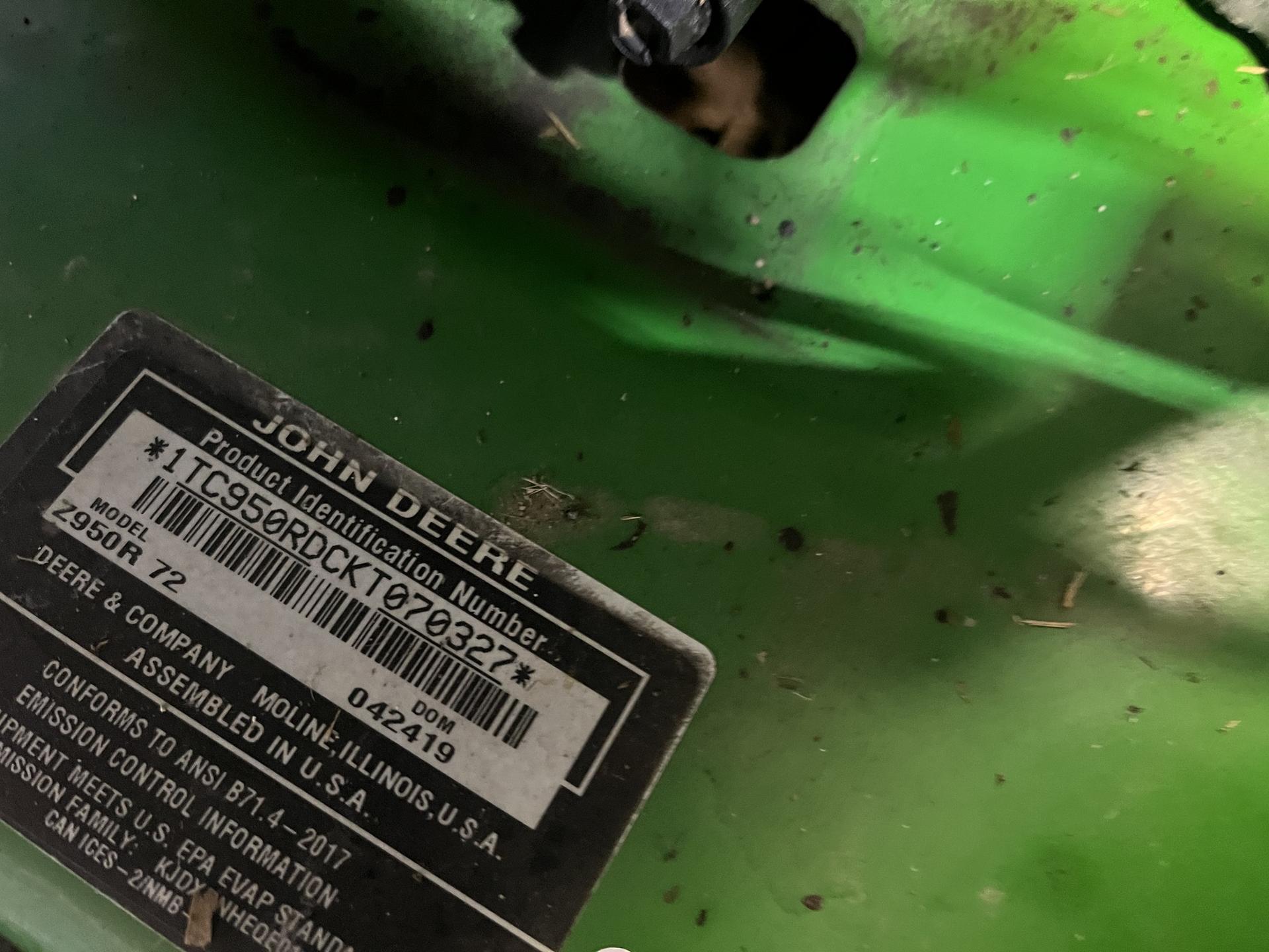 2019 John Deere Z950R Image