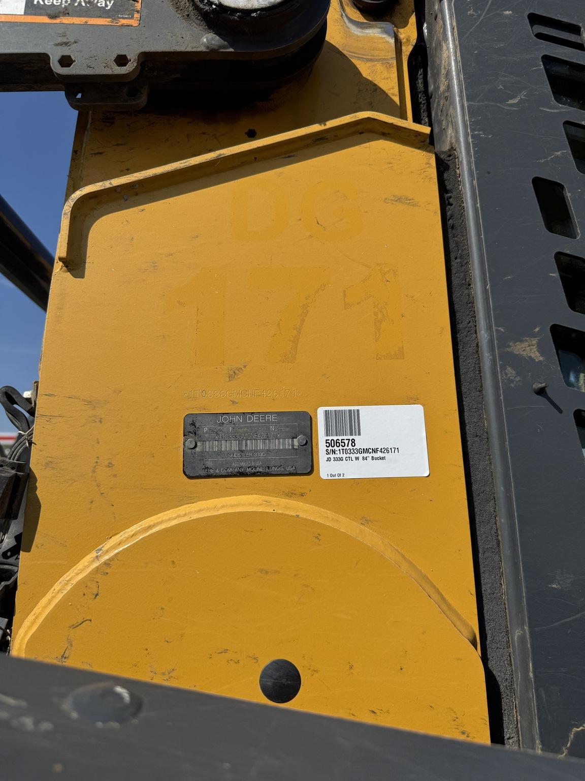 2022 John Deere 333G Image