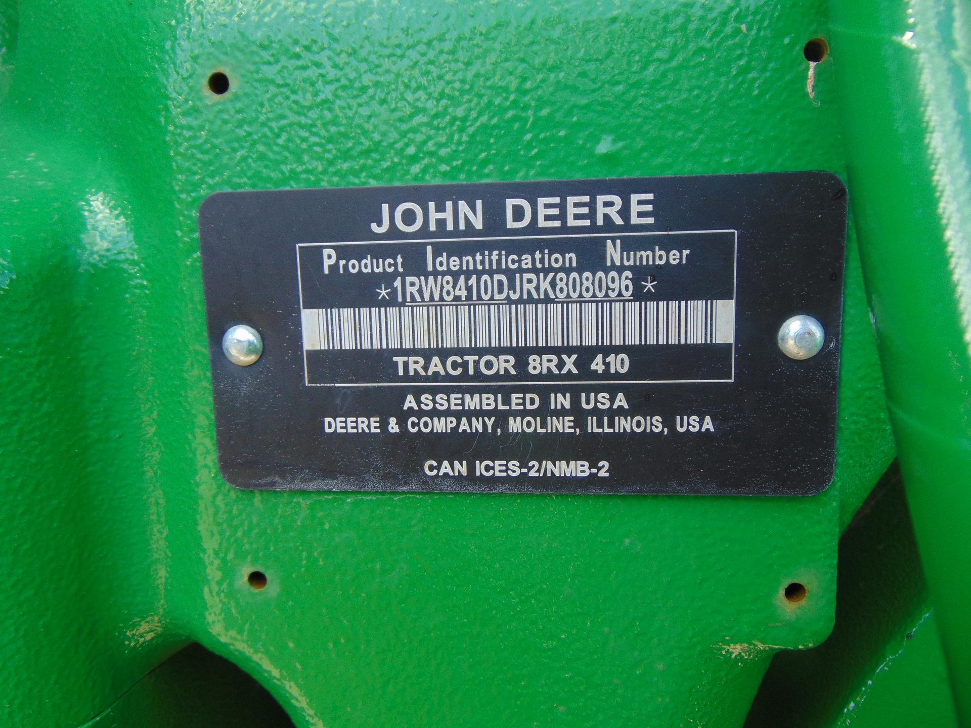 2024 John Deere 8RX 410 Image