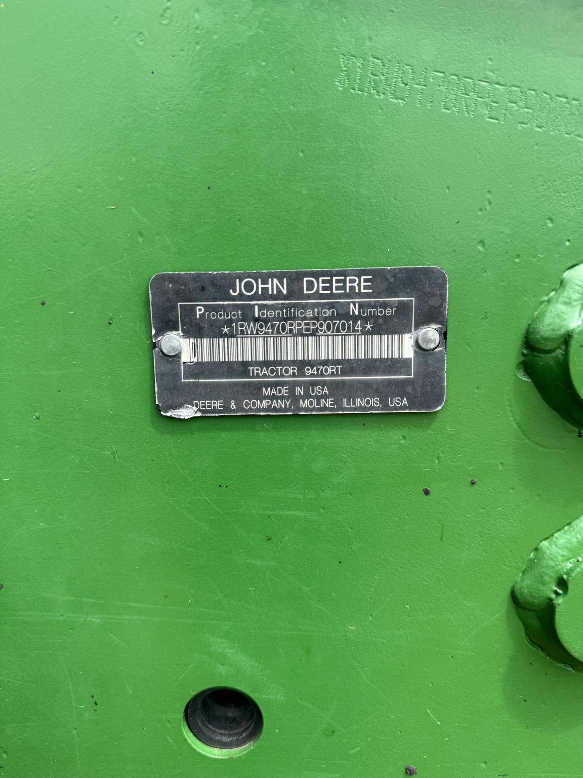 2015 John Deere 9470RT Image