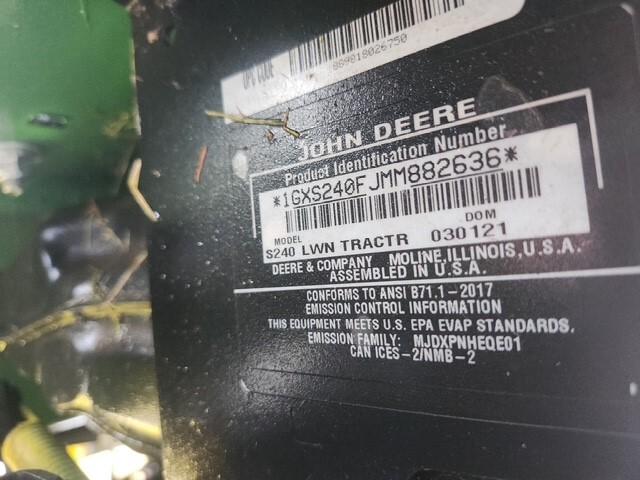2021 John Deere S240 Image